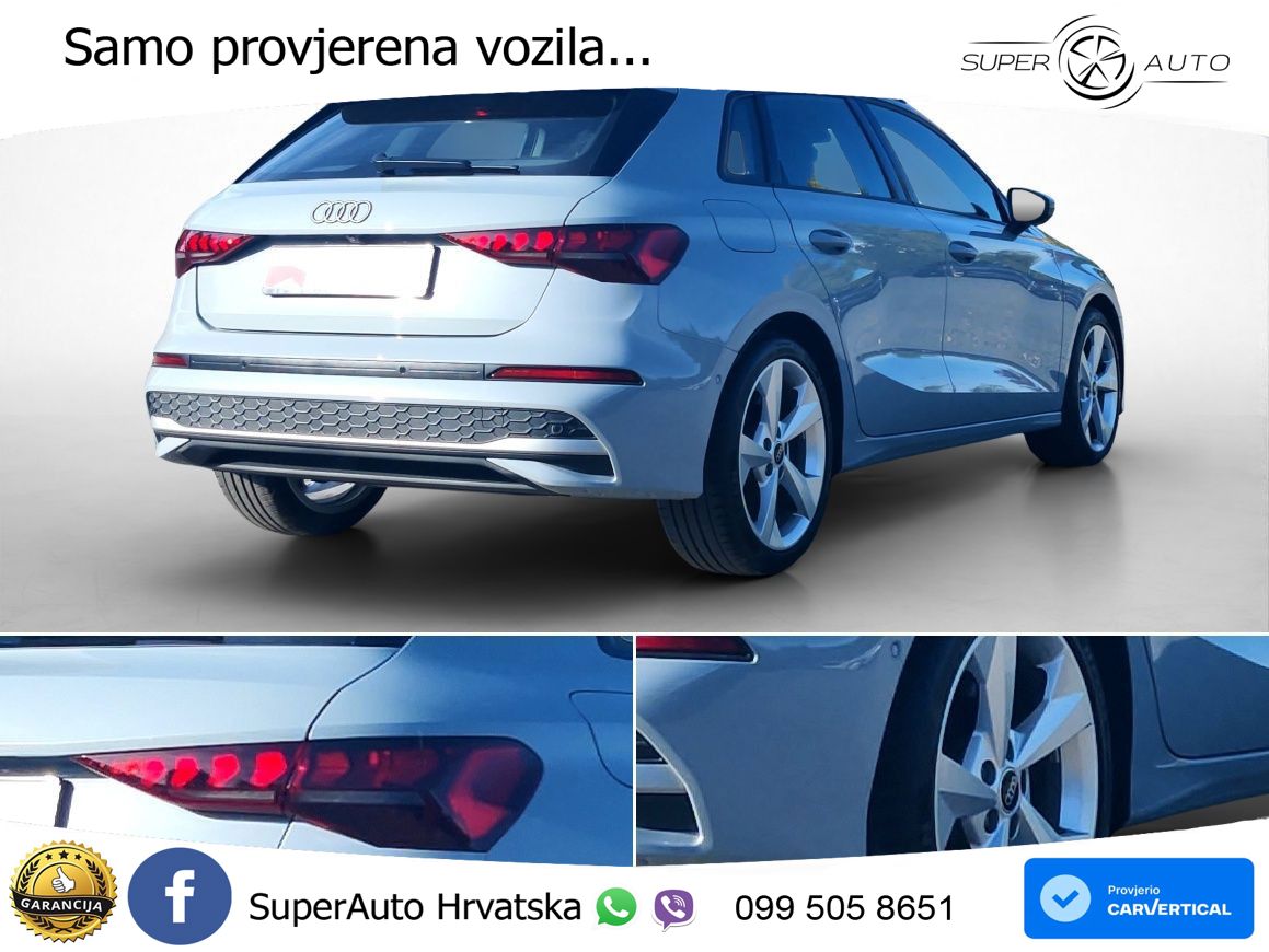 Audi A3 30 TDI (116 KS) LED+GR SJED+ACC