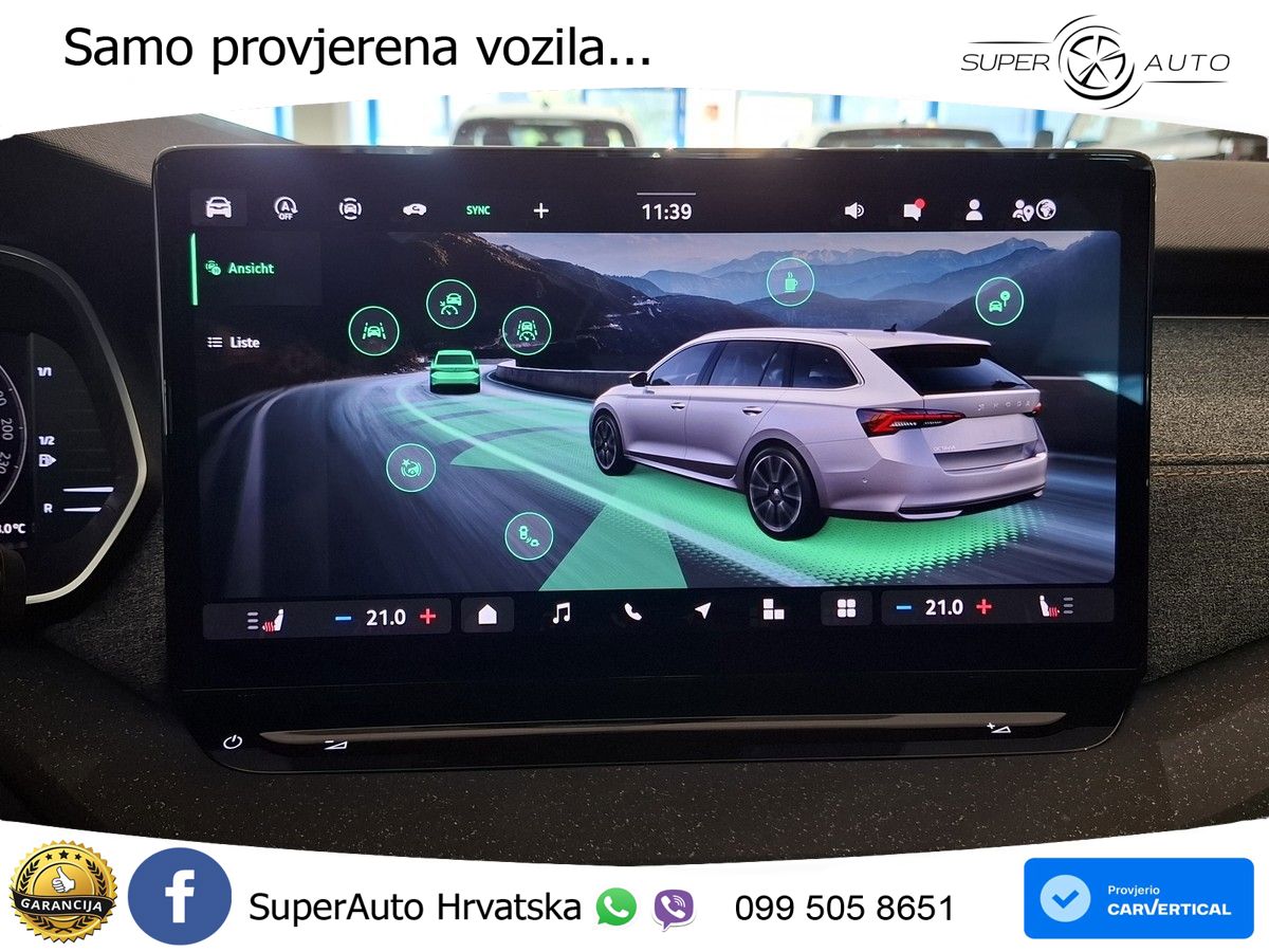 Škoda Octavia Combi 1.5 TSI (150 KS) DSG LED+GR SJED+ACC