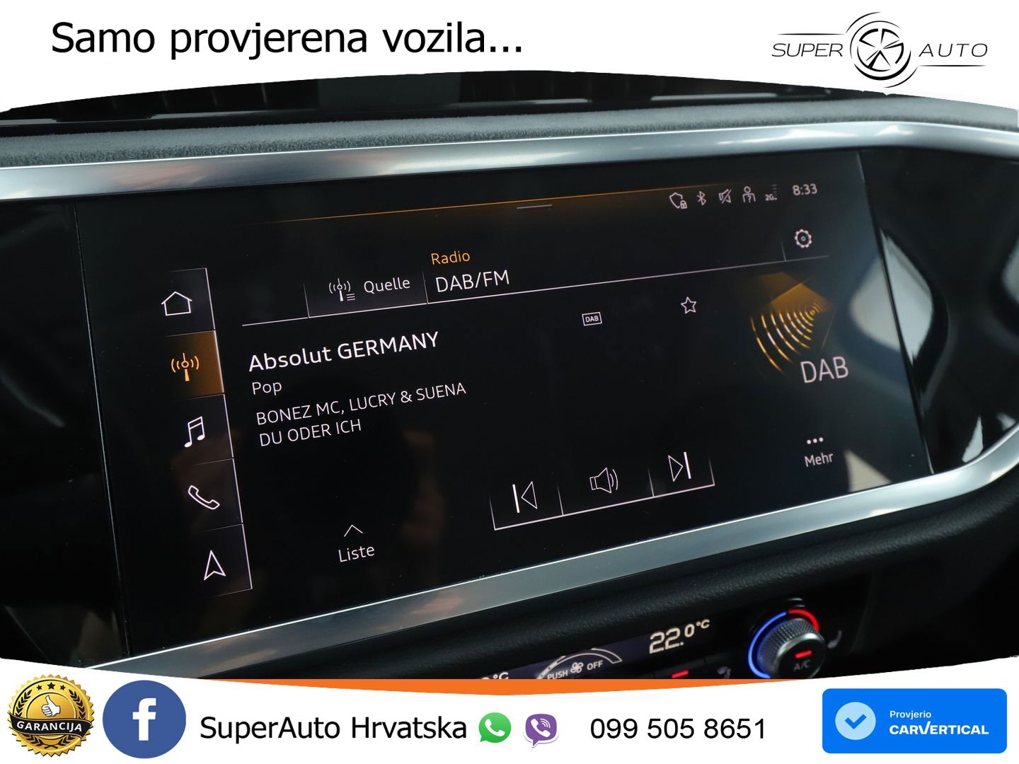 Audi Q3 45 TFSIe (245 KS) S tronic LED+GR SJED+ACC