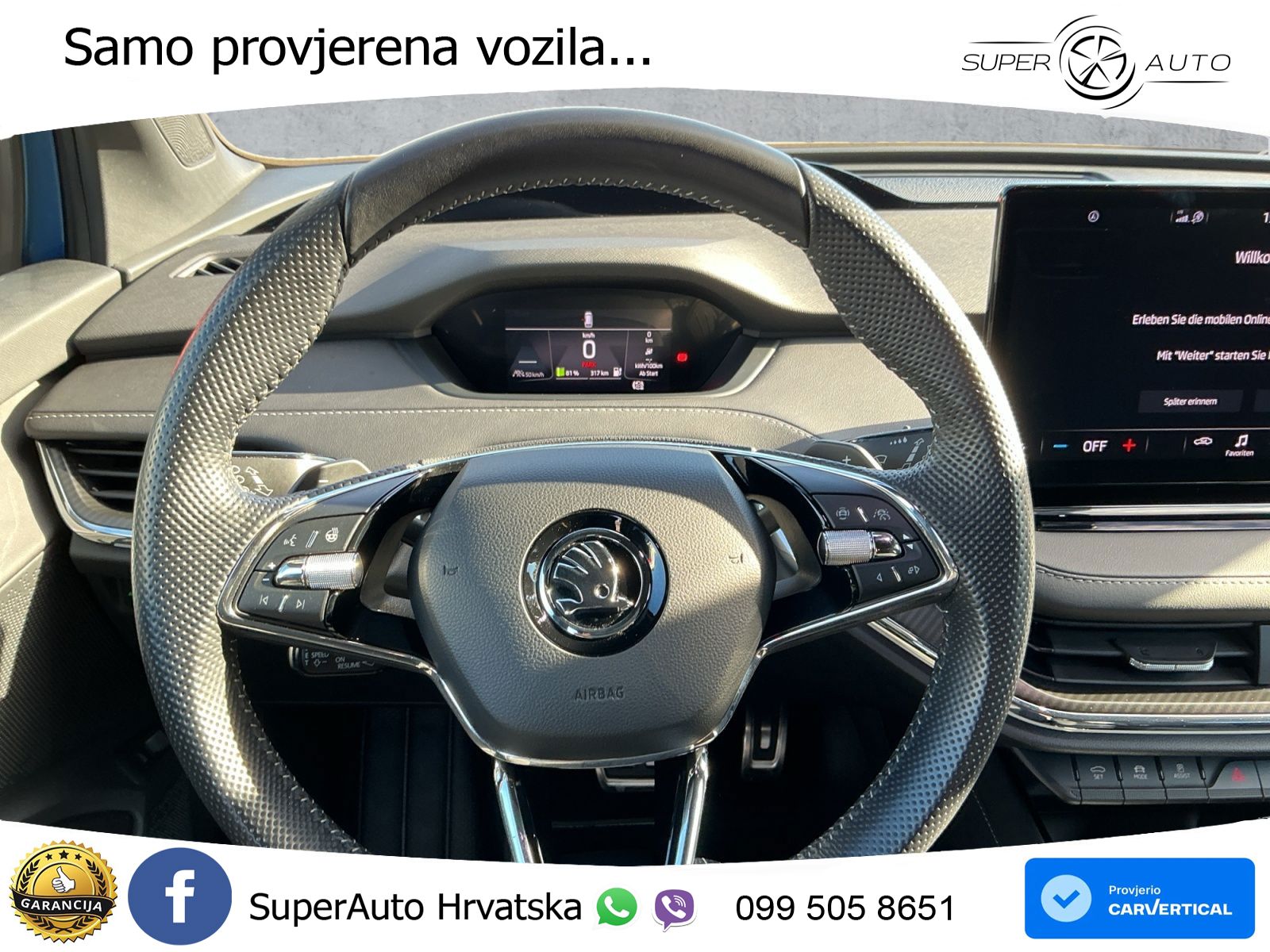 Škoda Enyaq iV 80 82 kWh (204 KS) SportLine LED+GR SJED+ACC
