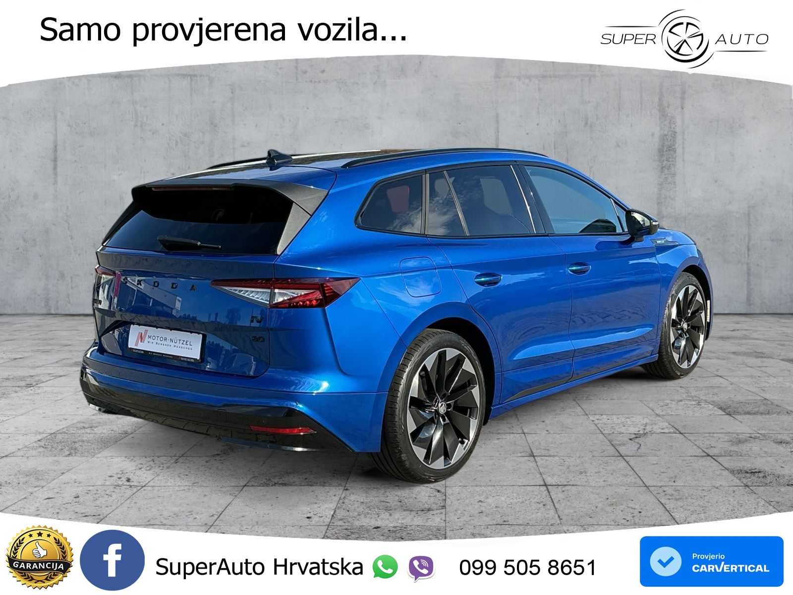 Škoda Enyaq iV 80 82 kWh (204 KS) SportLine LED+GR SJED+ACC