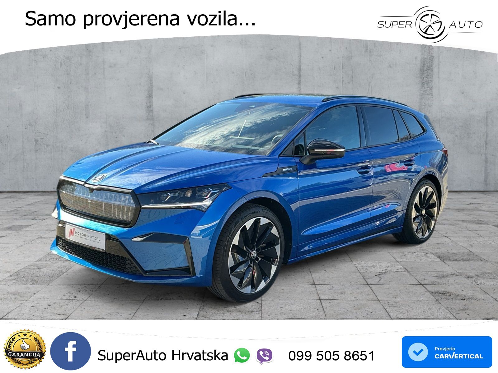 Škoda Enyaq iV 80 82 kWh (204 KS) SportLine LED+GR SJED+ACC