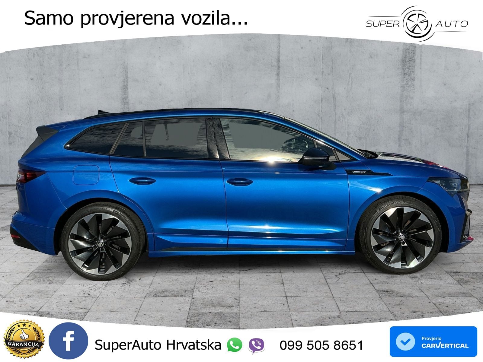 Škoda Enyaq iV 80 82 kWh (204 KS) SportLine LED+GR SJED+ACC