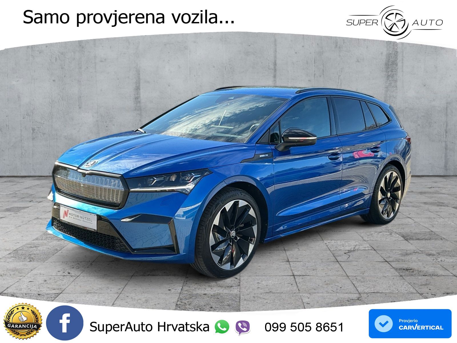 Škoda Enyaq iV 80 82 kWh (204 KS) SportLine LED+GR SJED+ACC