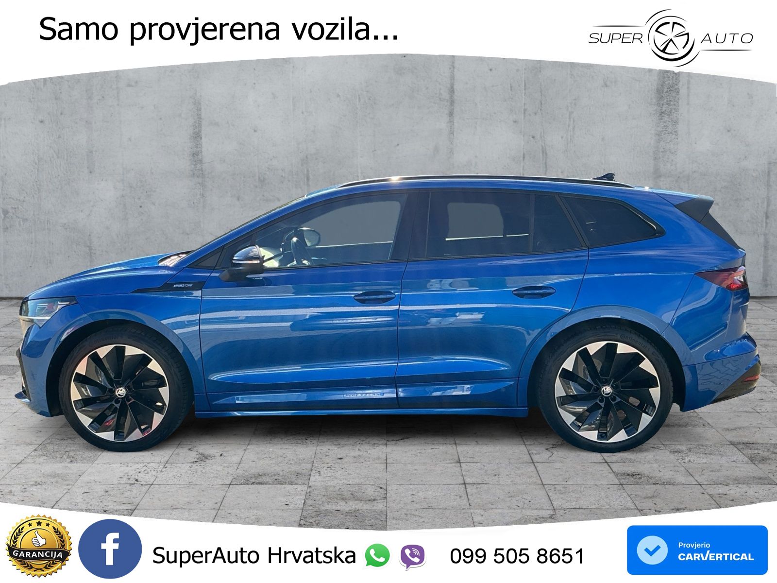 Škoda Enyaq iV 80 82 kWh (204 KS) SportLine LED+GR SJED+ACC