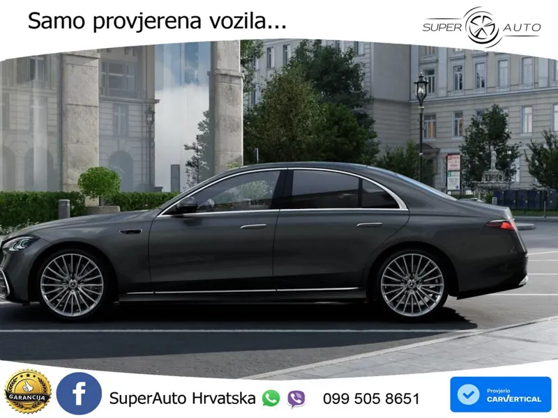Mercedes S 450d (367 KS) EQ Boost 4MATIC 9G-TRONIC AMG ACC+HEAD+GR SJED+360+PANO