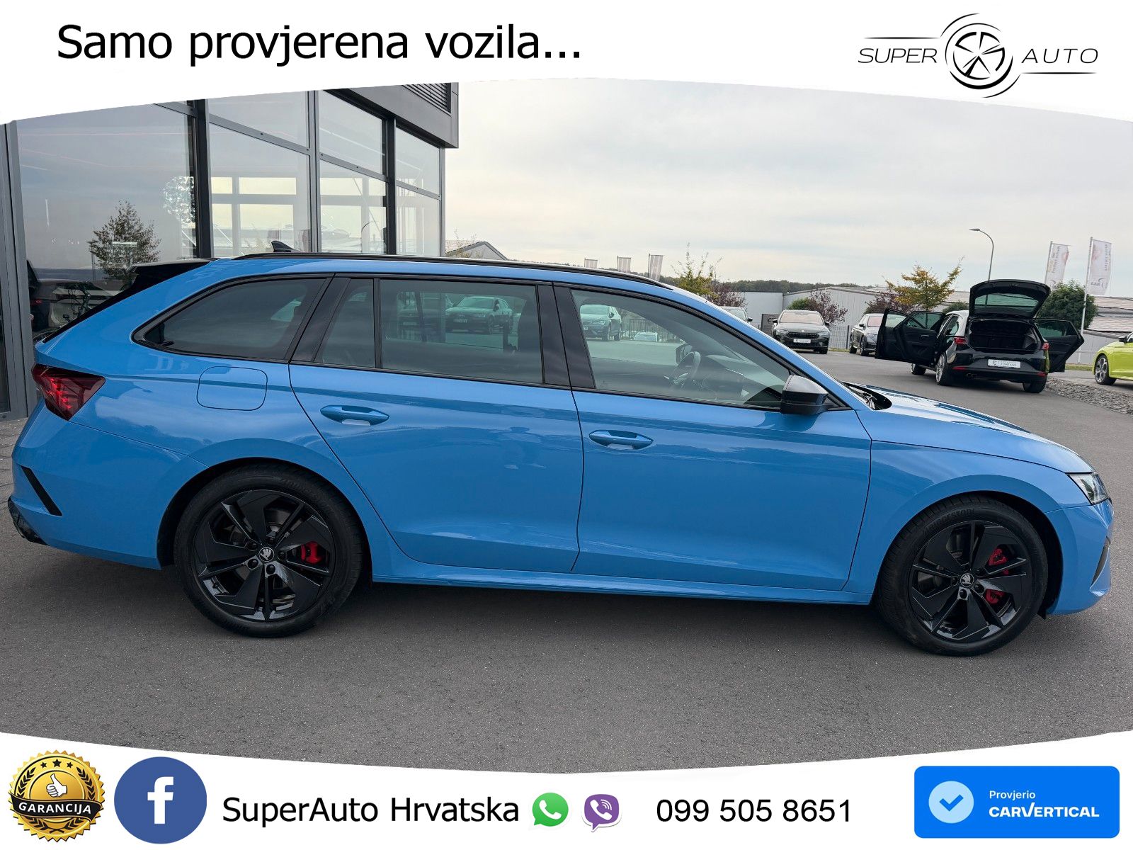 Škoda Octavia Combi RS 2.0 TSI (265 KS) DSG LED+GR SJED+ACC