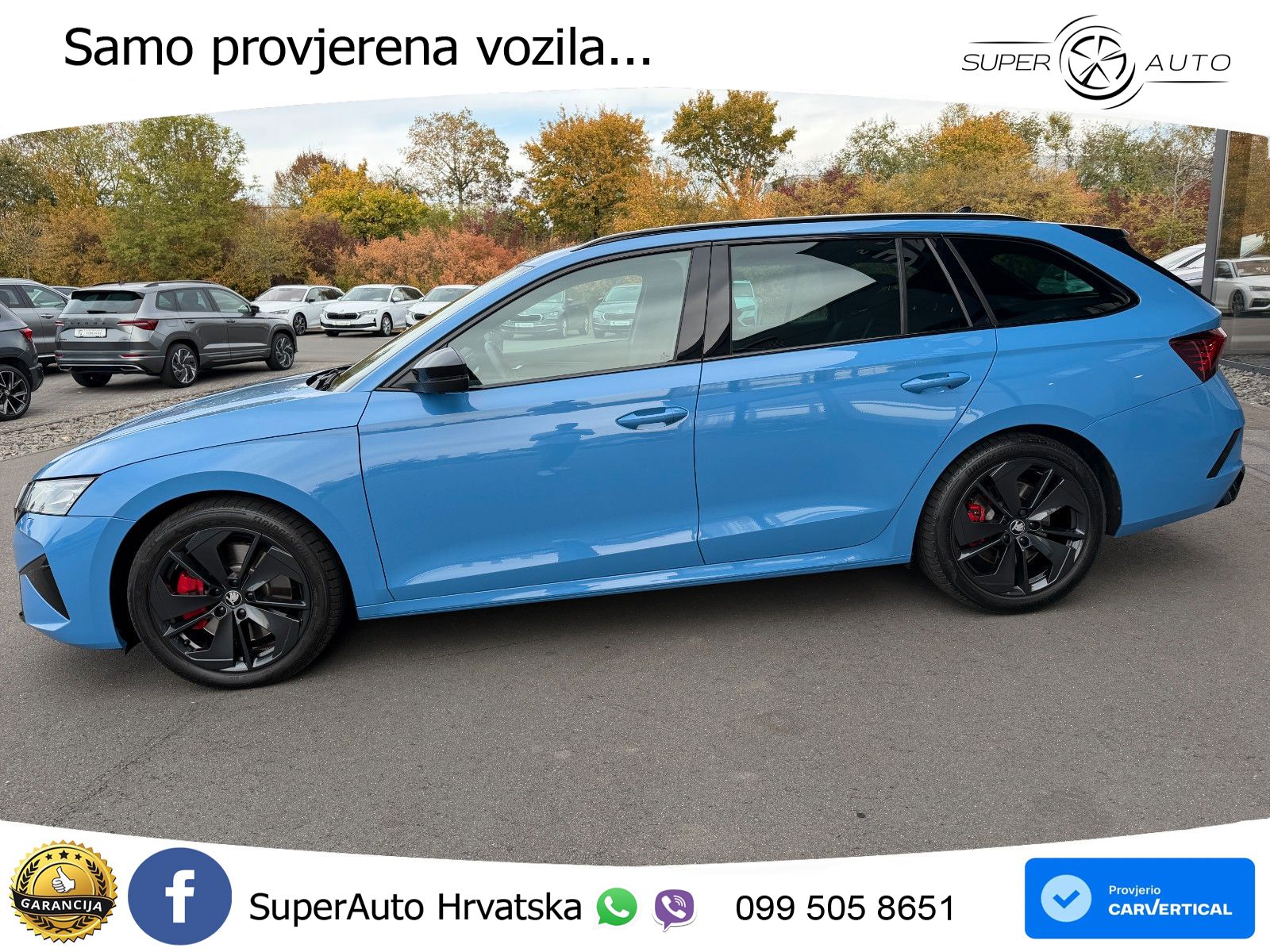 Škoda Octavia Combi RS 2.0 TSI (265 KS) DSG LED+GR SJED+ACC