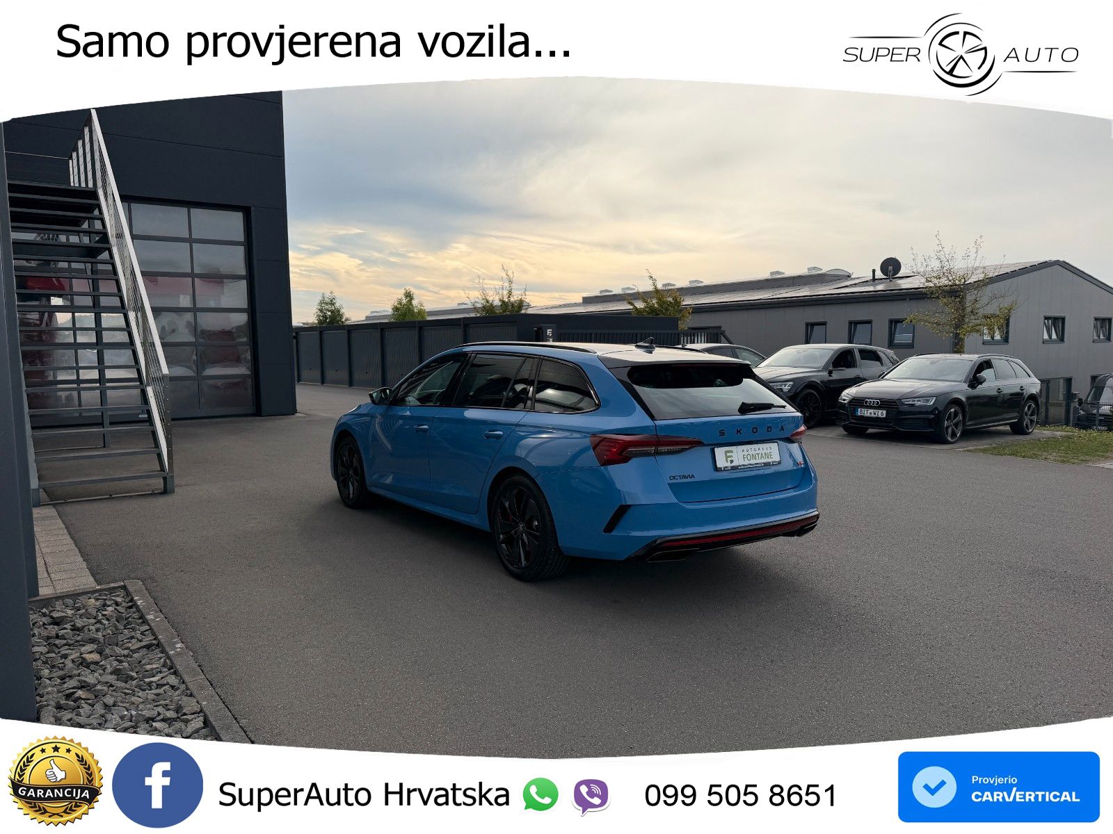 Škoda Octavia Combi RS 2.0 TSI (265 KS) DSG LED+GR SJED+ACC