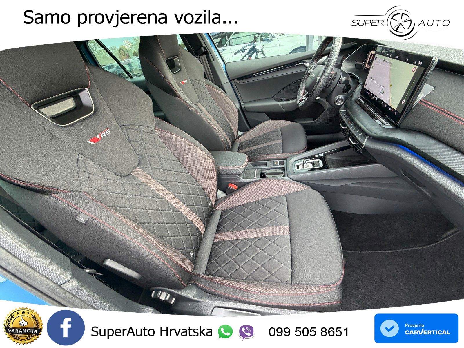 Škoda Octavia Combi RS 2.0 TSI (265 KS) DSG LED+GR SJED+ACC