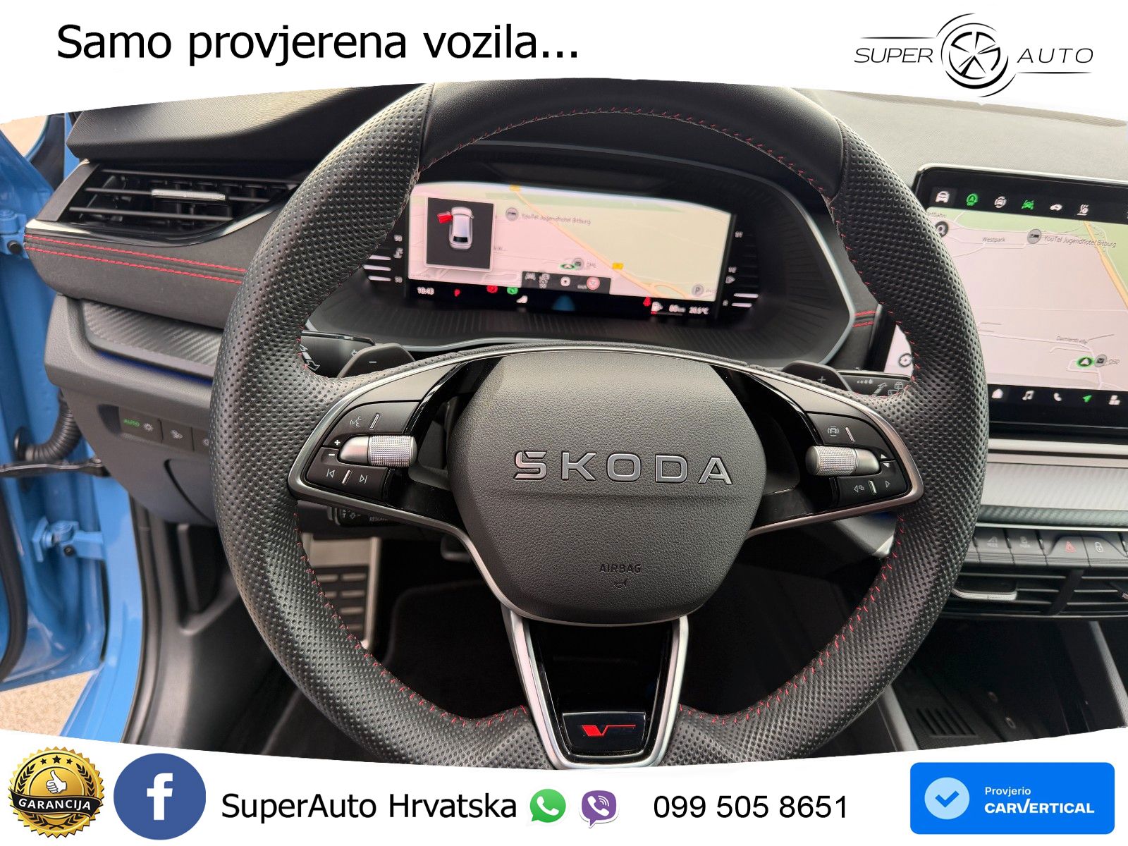 Škoda Octavia Combi RS 2.0 TSI (265 KS) DSG LED+GR SJED+ACC