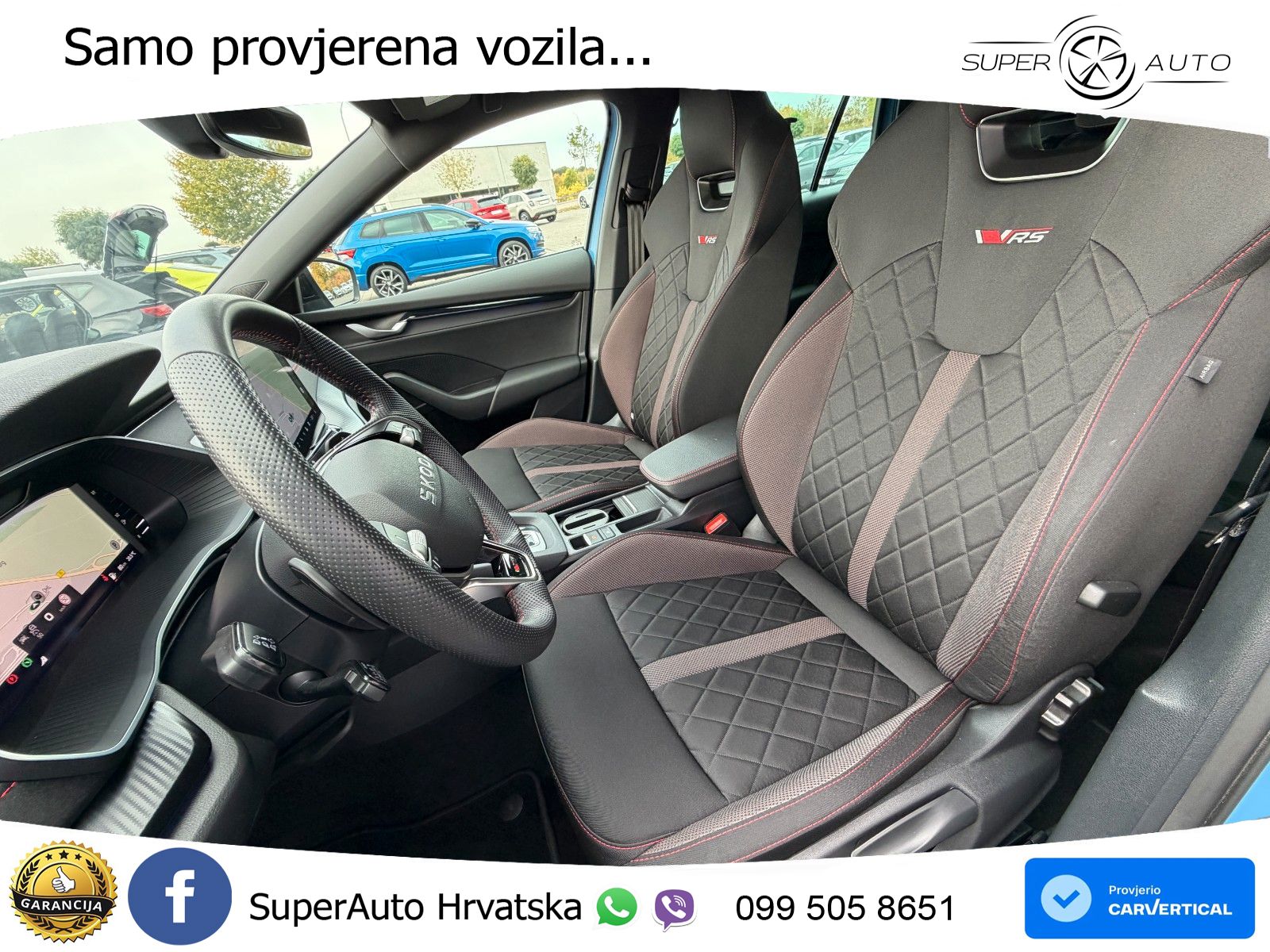 Škoda Octavia Combi RS 2.0 TSI (265 KS) DSG LED+GR SJED+ACC