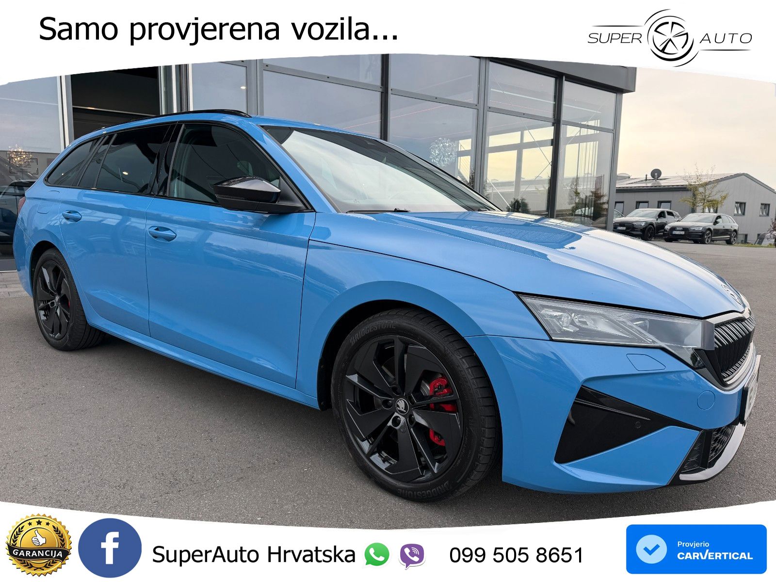 Škoda Octavia Combi RS 2.0 TSI (265 KS) DSG LED+GR SJED+ACC