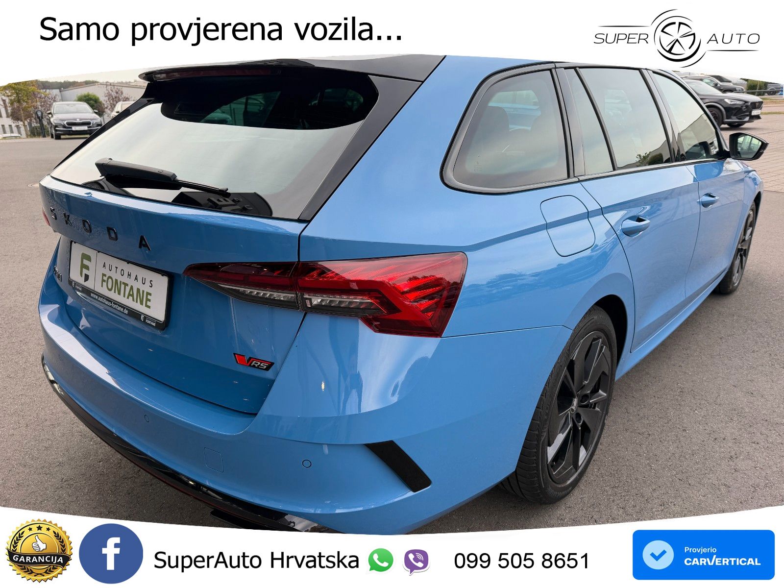 Škoda Octavia Combi RS 2.0 TSI (265 KS) DSG LED+GR SJED+ACC
