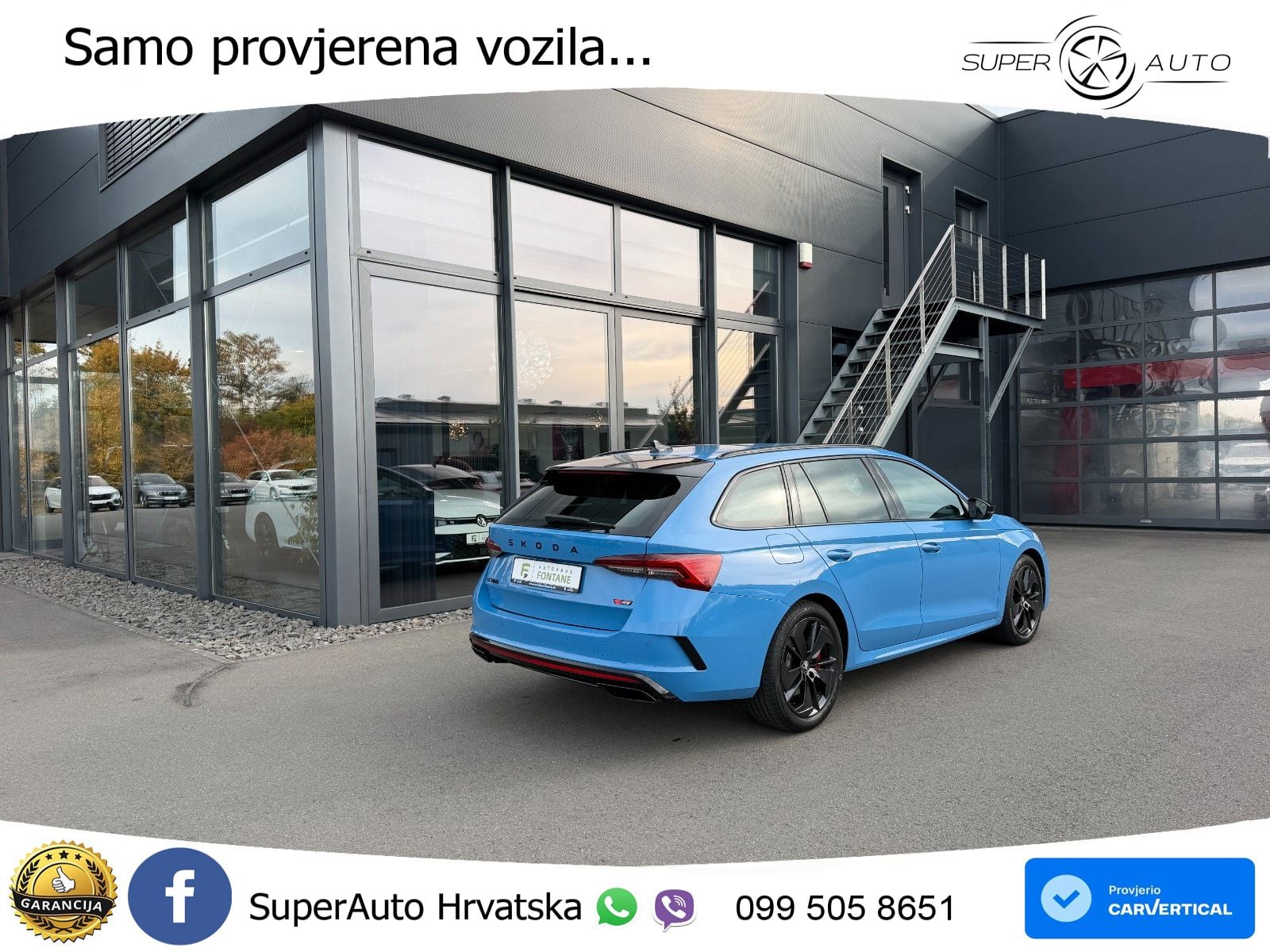 Škoda Octavia Combi RS 2.0 TSI (265 KS) DSG LED+GR SJED+ACC