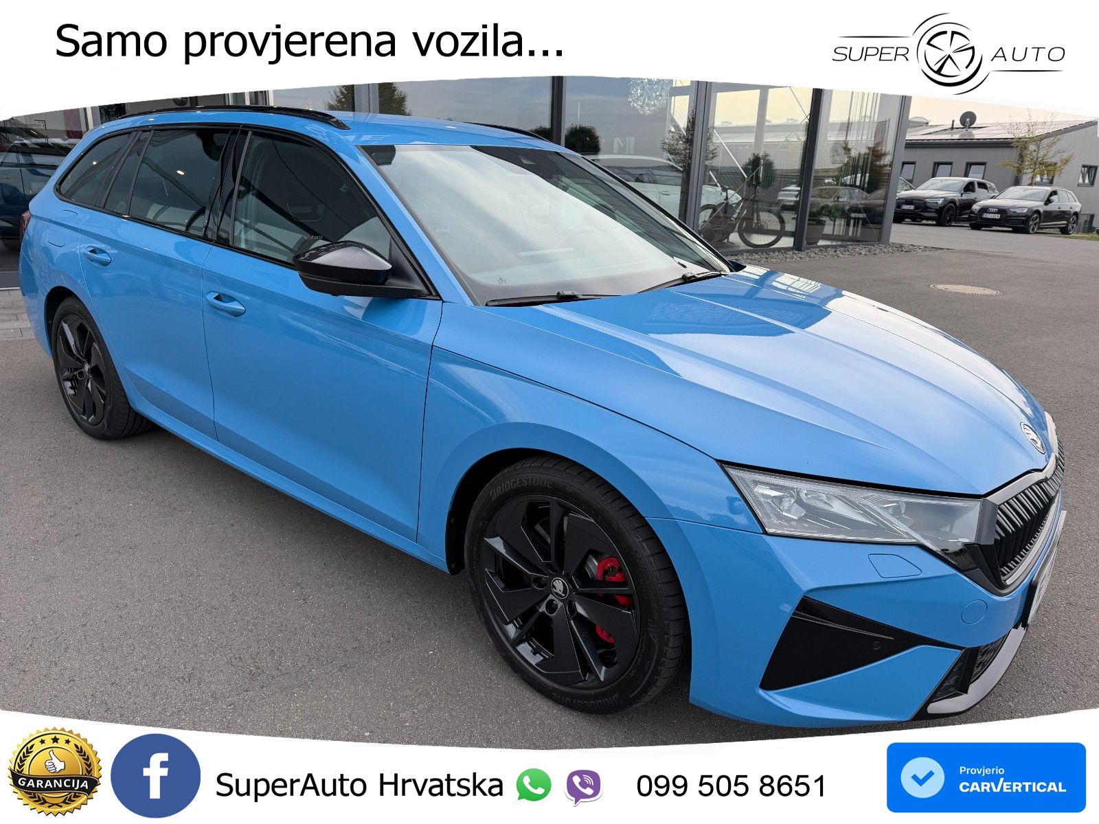 Škoda Octavia Combi RS 2.0 TSI (265 KS) DSG LED+GR SJED+ACC