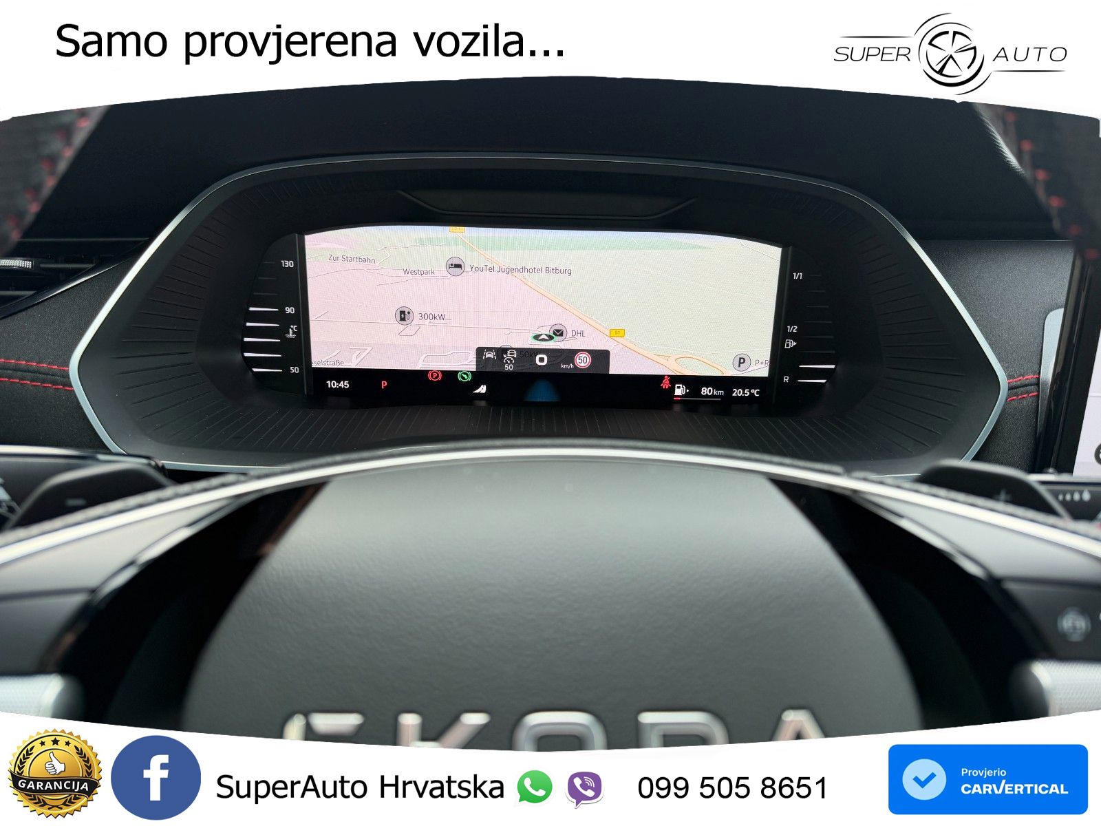 Škoda Octavia Combi RS 2.0 TSI (265 KS) DSG LED+GR SJED+ACC