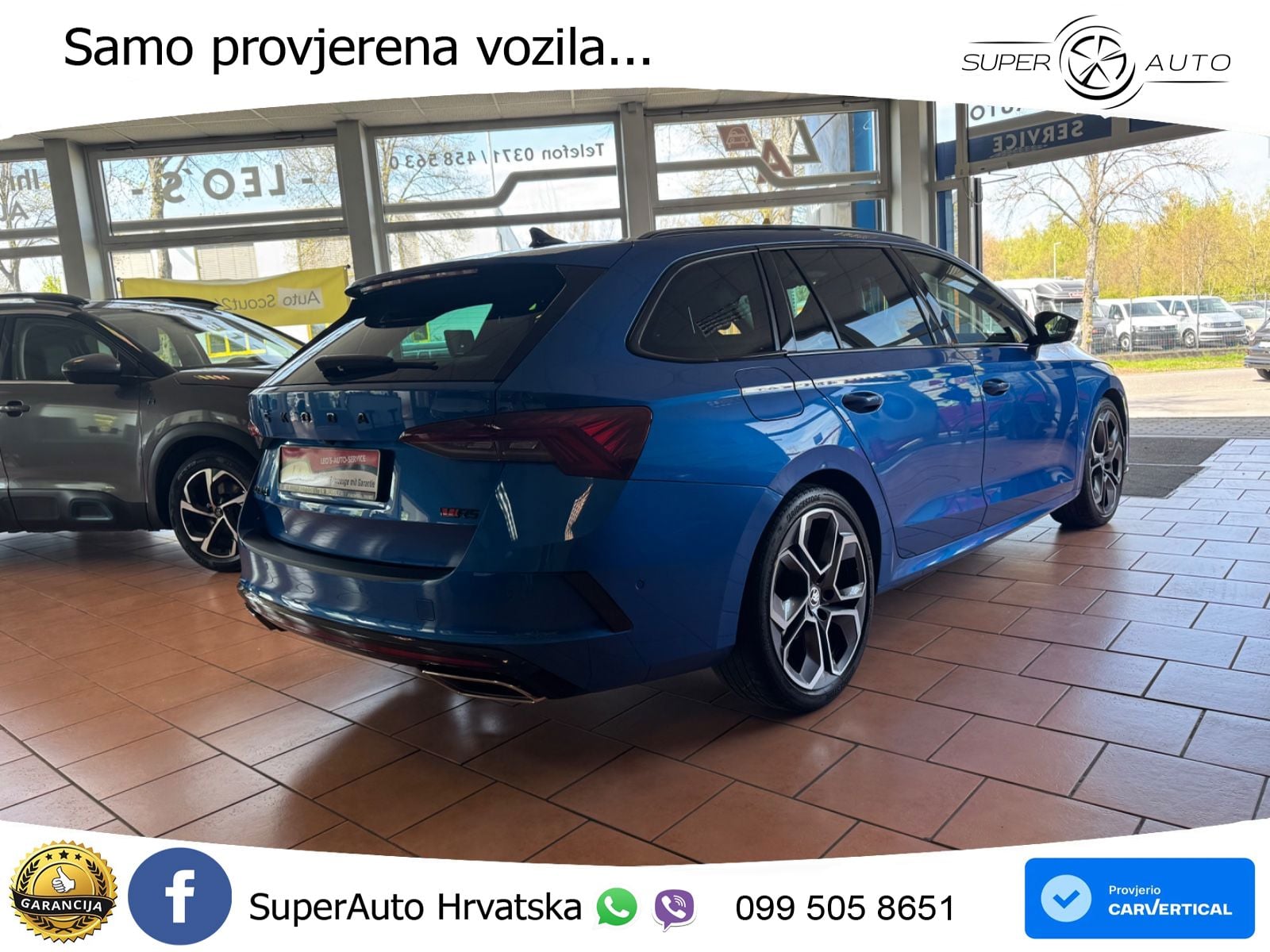 Škoda Octavia Combi RS 2.0 TDI (200 KS) DSG LED+GR SJED+ACC