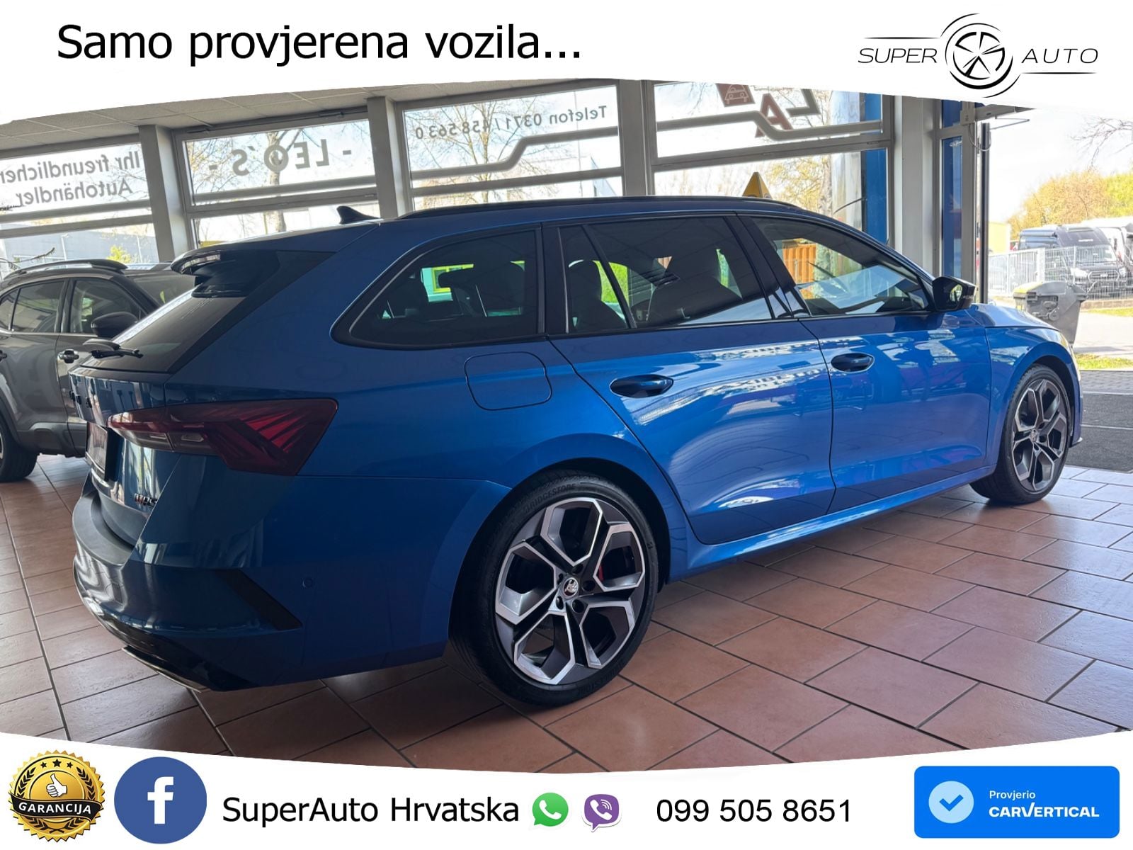 Škoda Octavia Combi RS 2.0 TDI (200 KS) DSG LED+GR SJED+ACC
