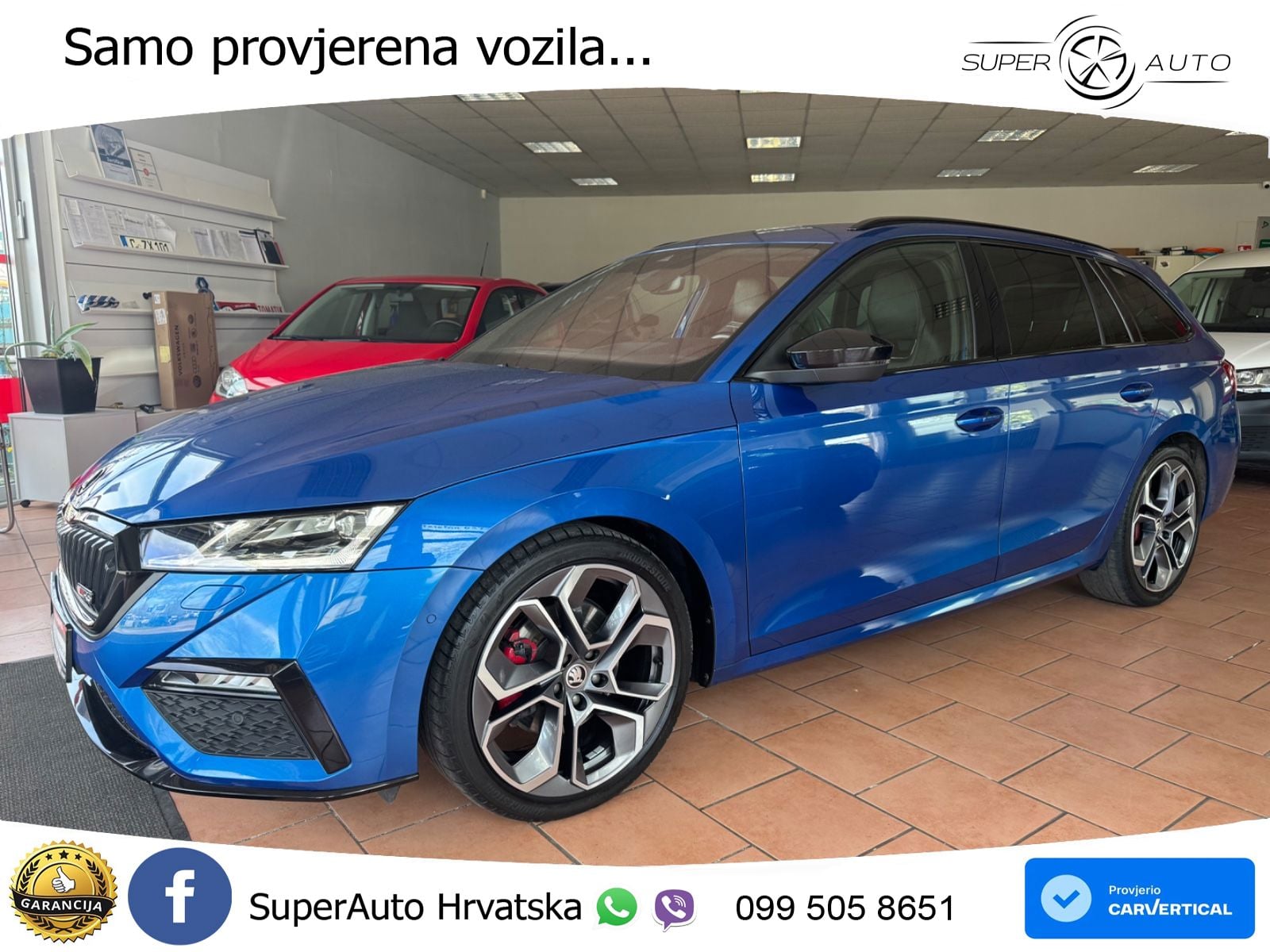 Škoda Octavia Combi RS 2.0 TDI (200 KS) DSG LED+GR SJED+ACC