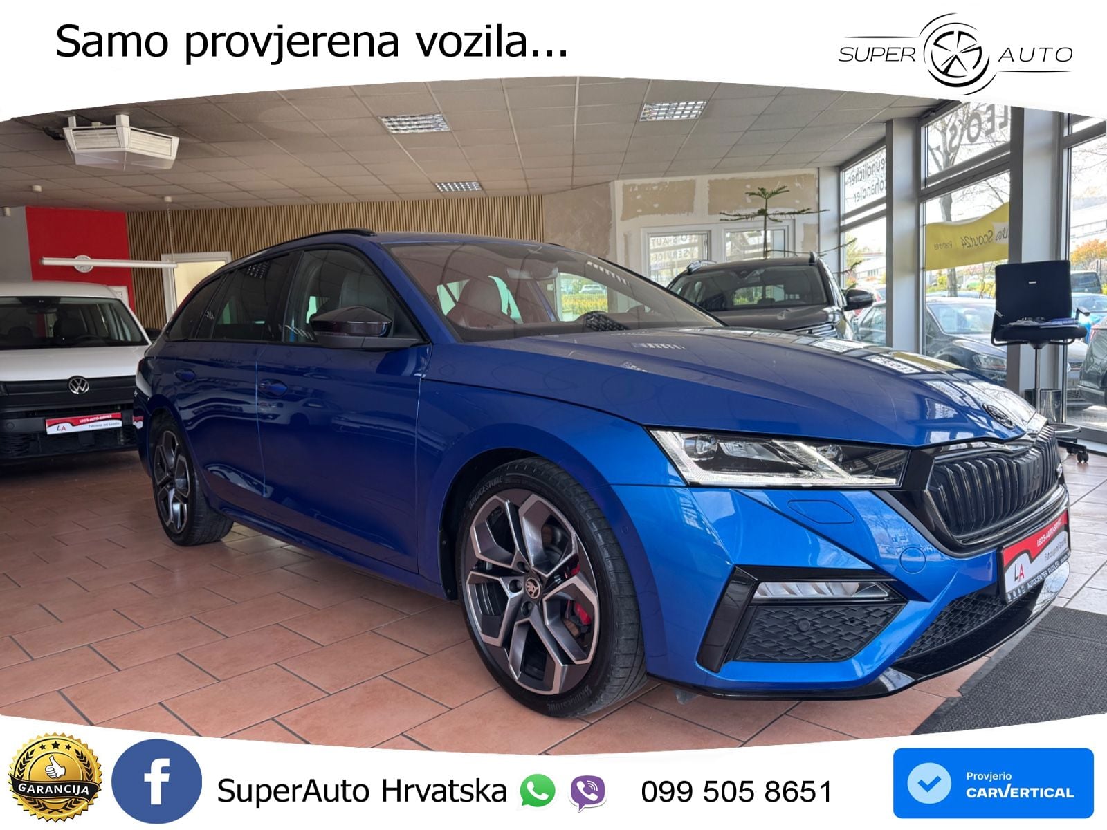 Škoda Octavia Combi RS 2.0 TDI (200 KS) DSG LED+GR SJED+ACC