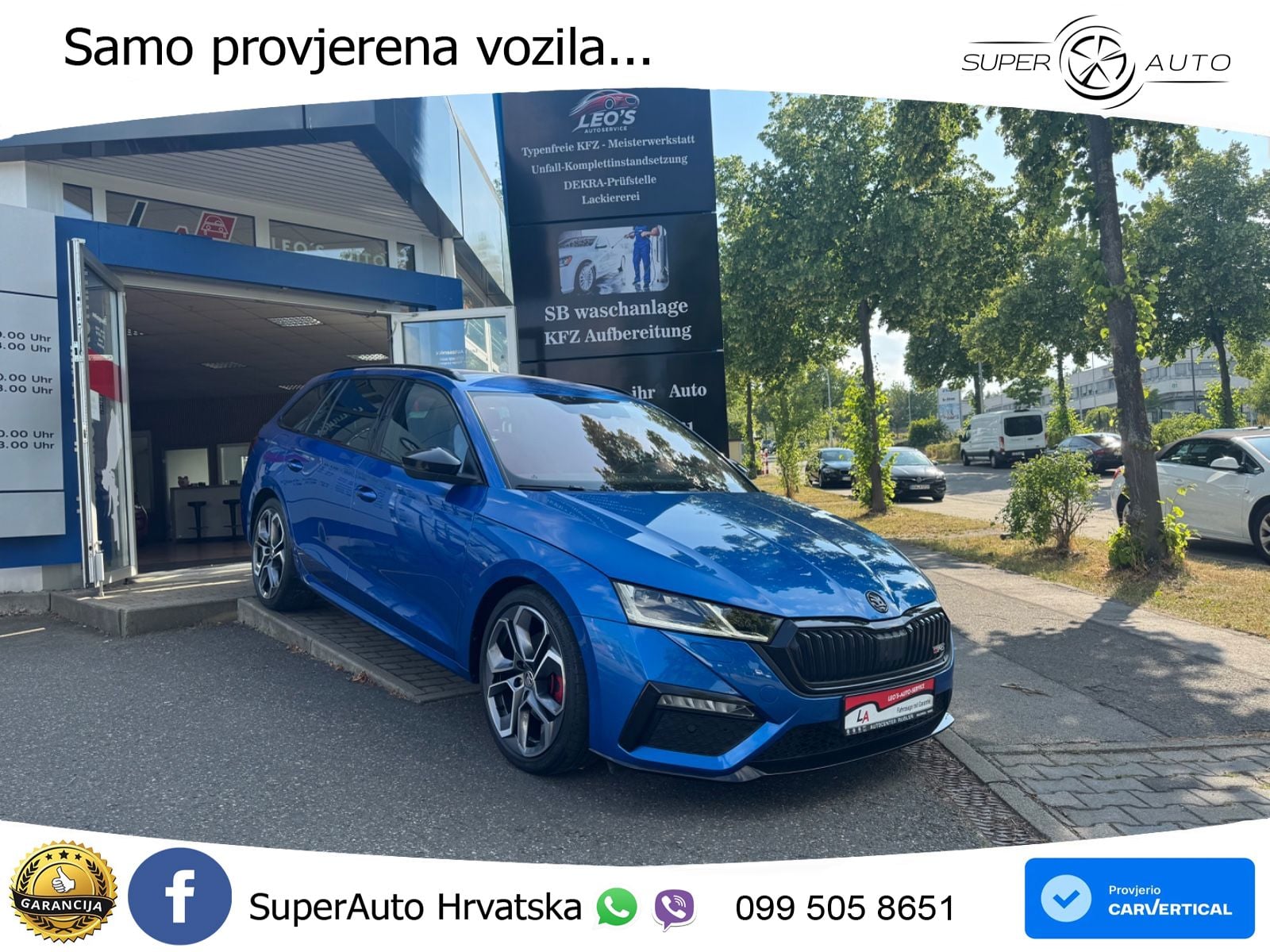 Škoda Octavia Combi RS 2.0 TDI (200 KS) DSG LED+GR SJED+ACC