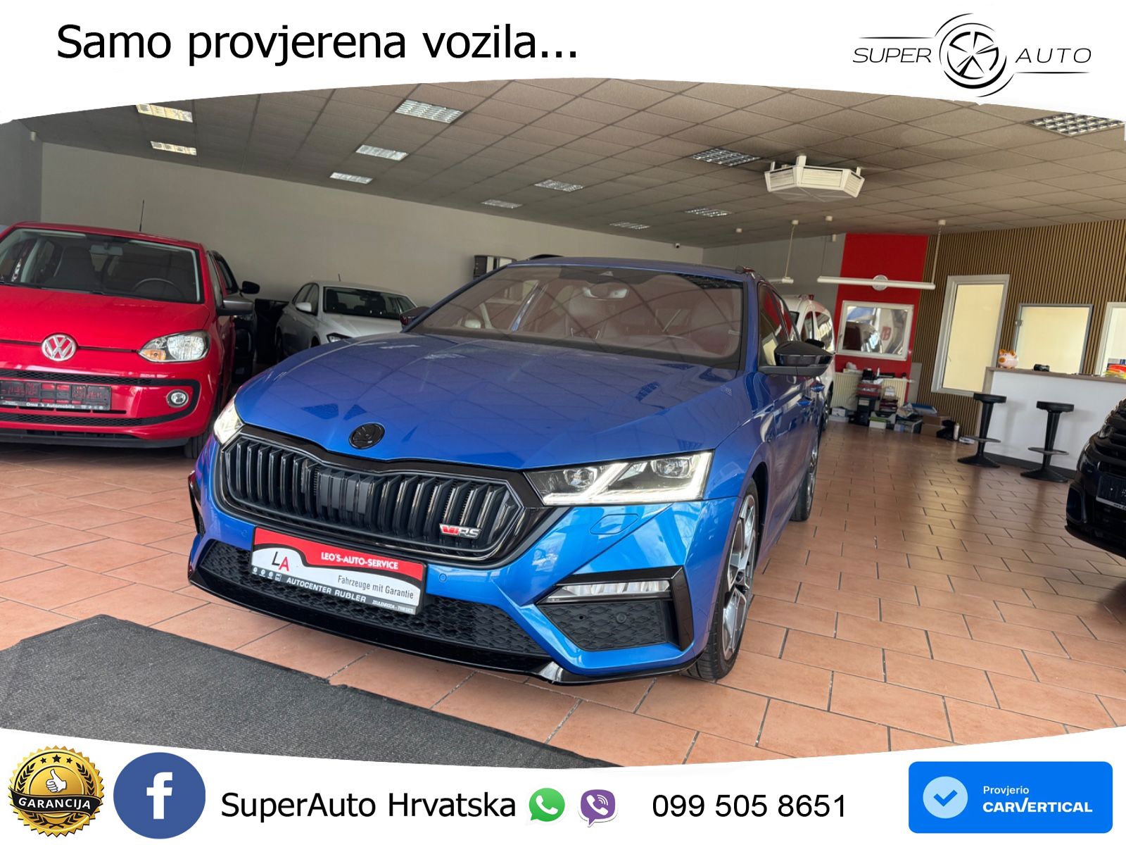 Škoda Octavia Combi RS 2.0 TDI (200 KS) DSG LED+GR SJED+ACC