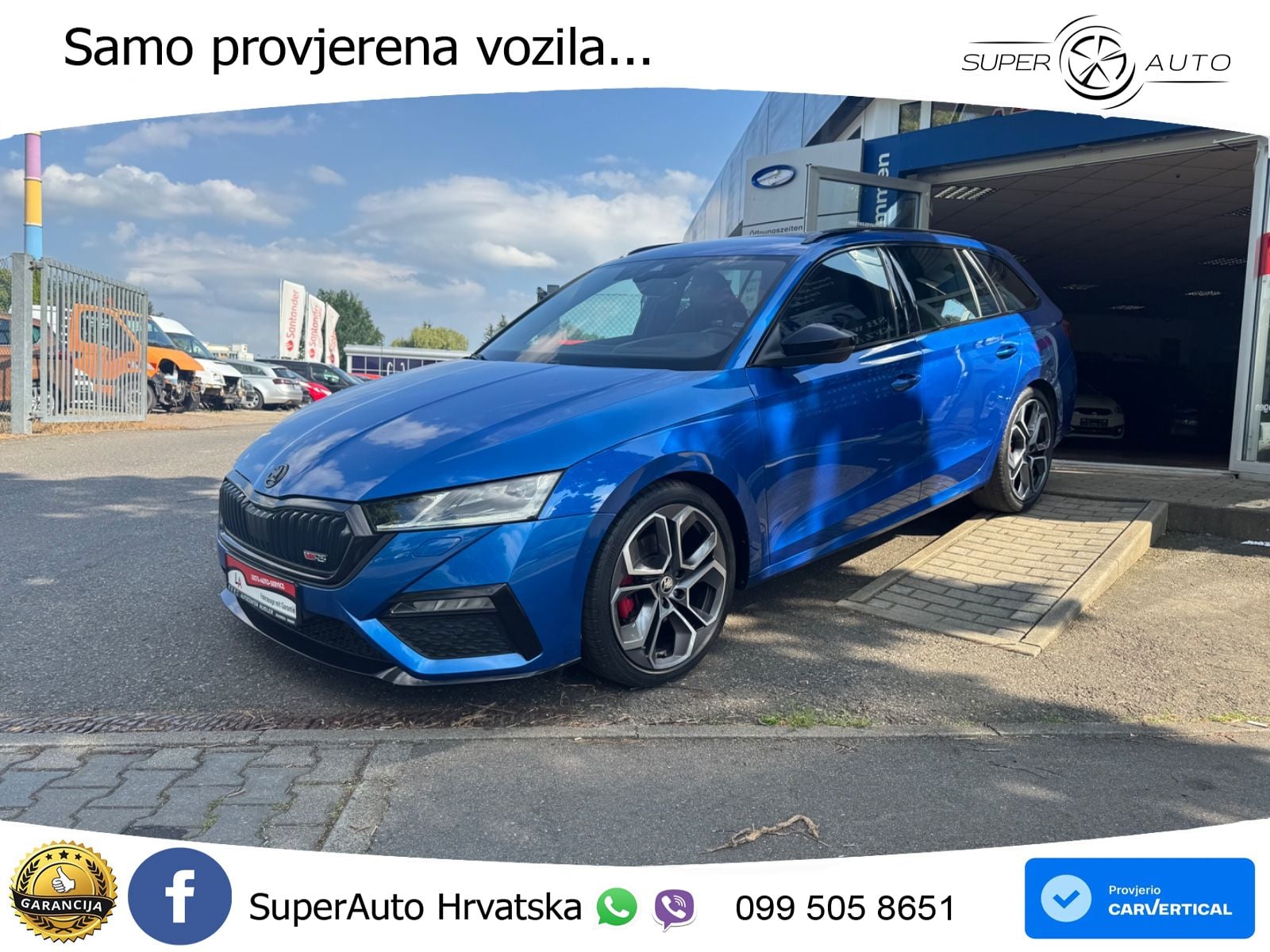 Škoda Octavia Combi RS 2.0 TDI (200 KS) DSG LED+GR SJED+ACC