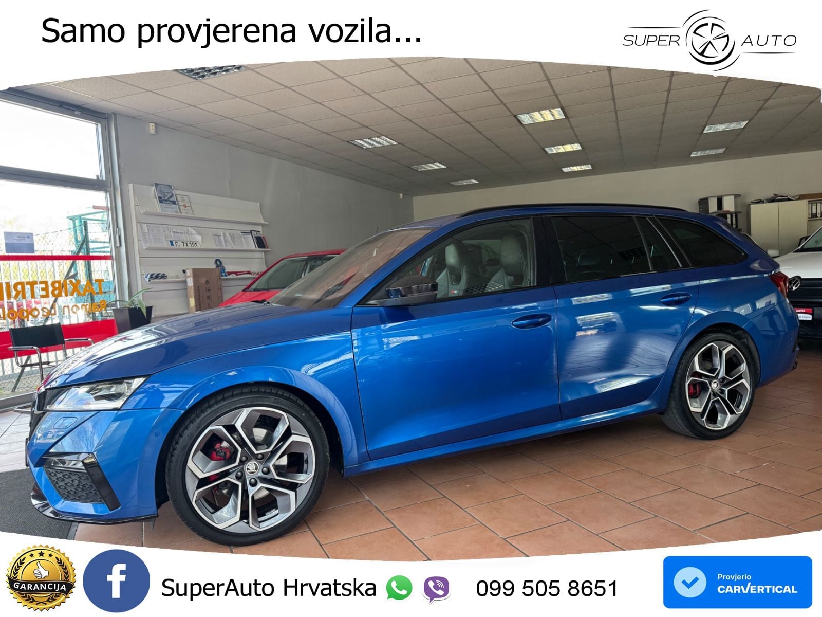 Škoda Octavia Combi RS 2.0 TDI (200 KS) DSG LED+GR SJED+ACC