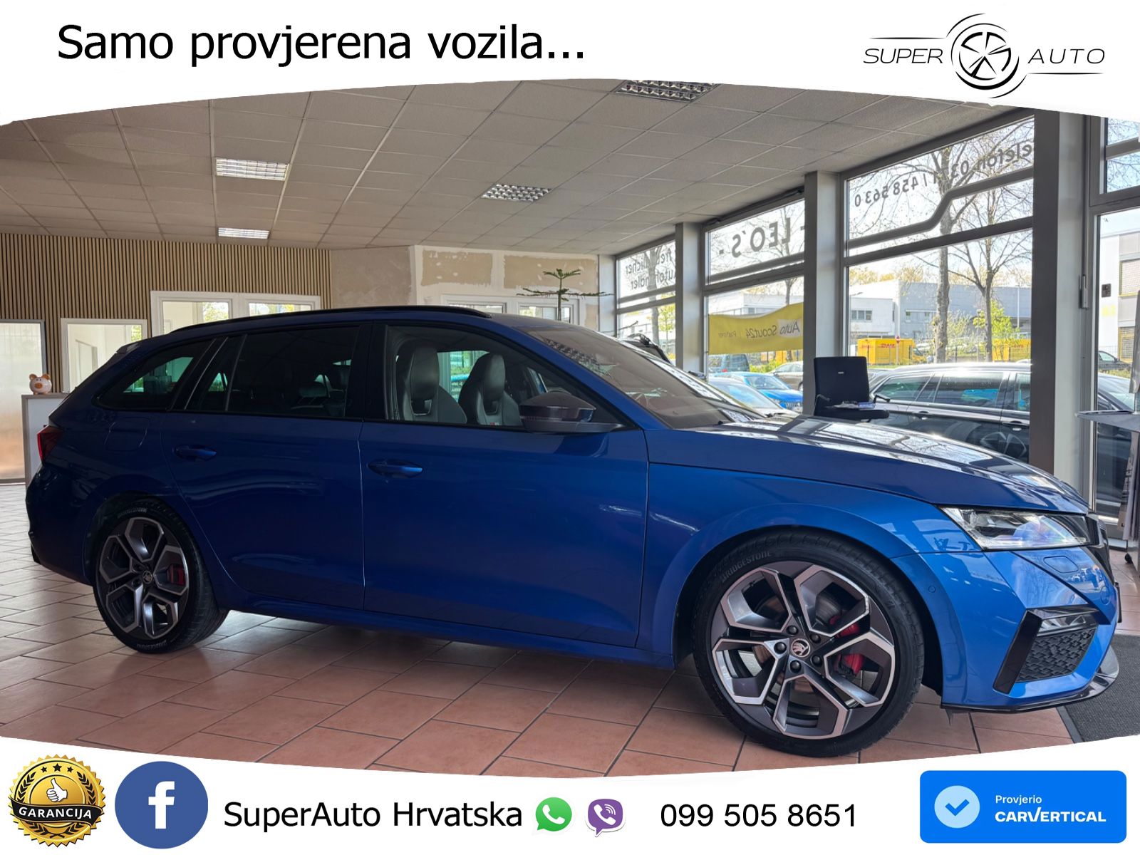 Škoda Octavia Combi RS 2.0 TDI (200 KS) DSG LED+GR SJED+ACC