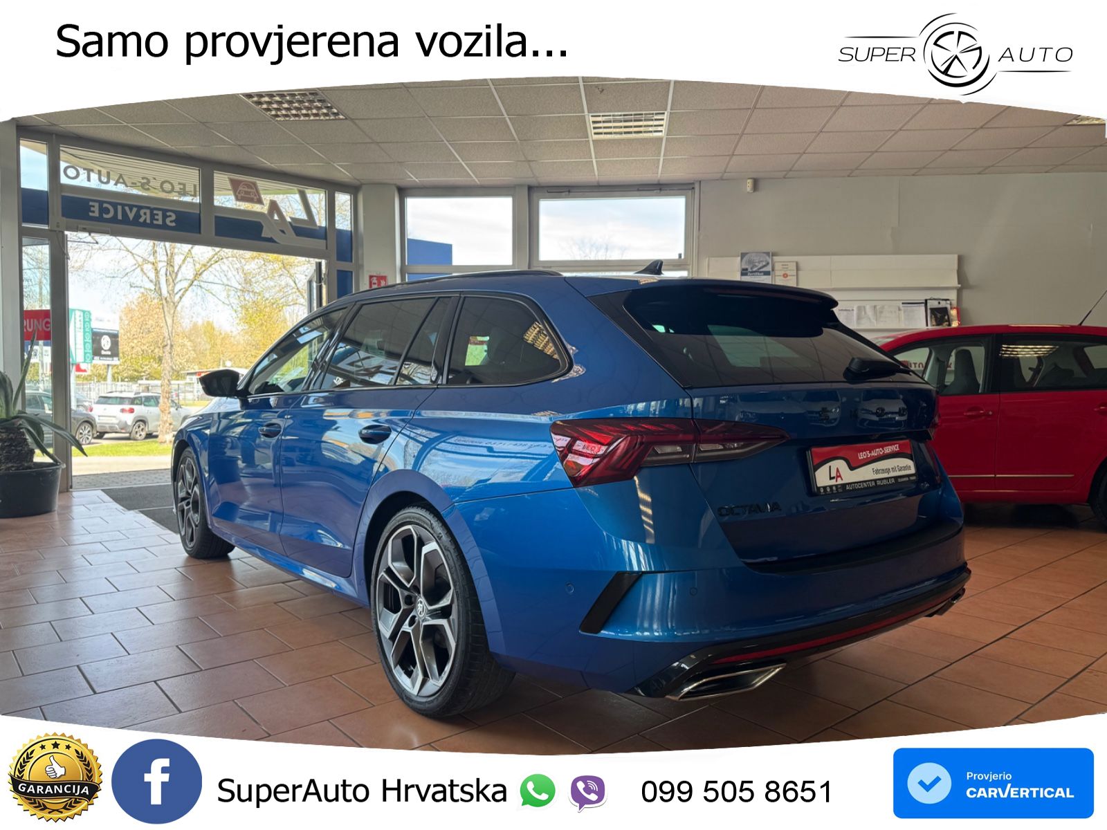 Škoda Octavia Combi RS 2.0 TDI (200 KS) DSG LED+GR SJED+ACC