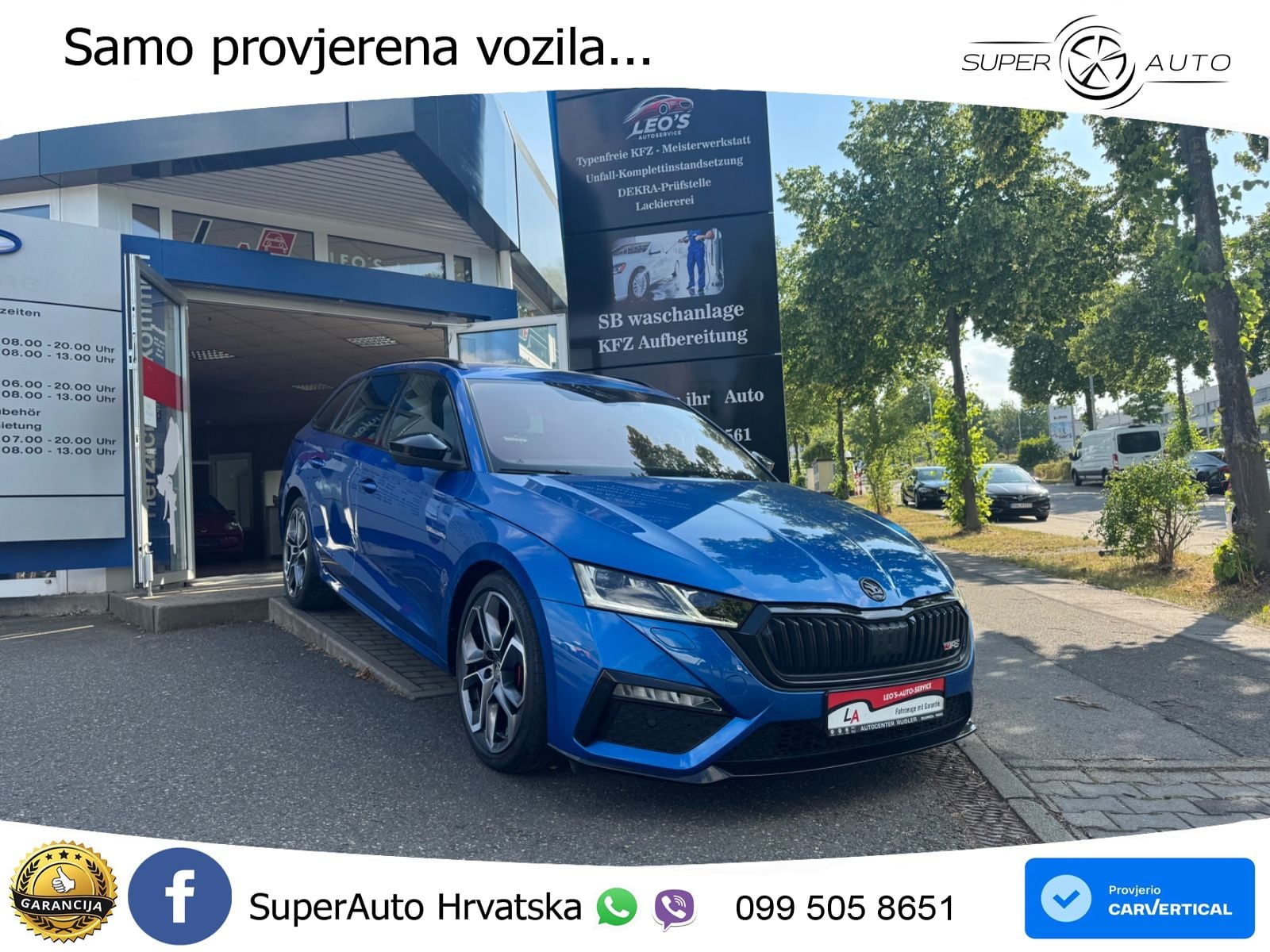 Škoda Octavia Combi RS 2.0 TDI (200 KS) DSG LED+GR SJED+ACC
