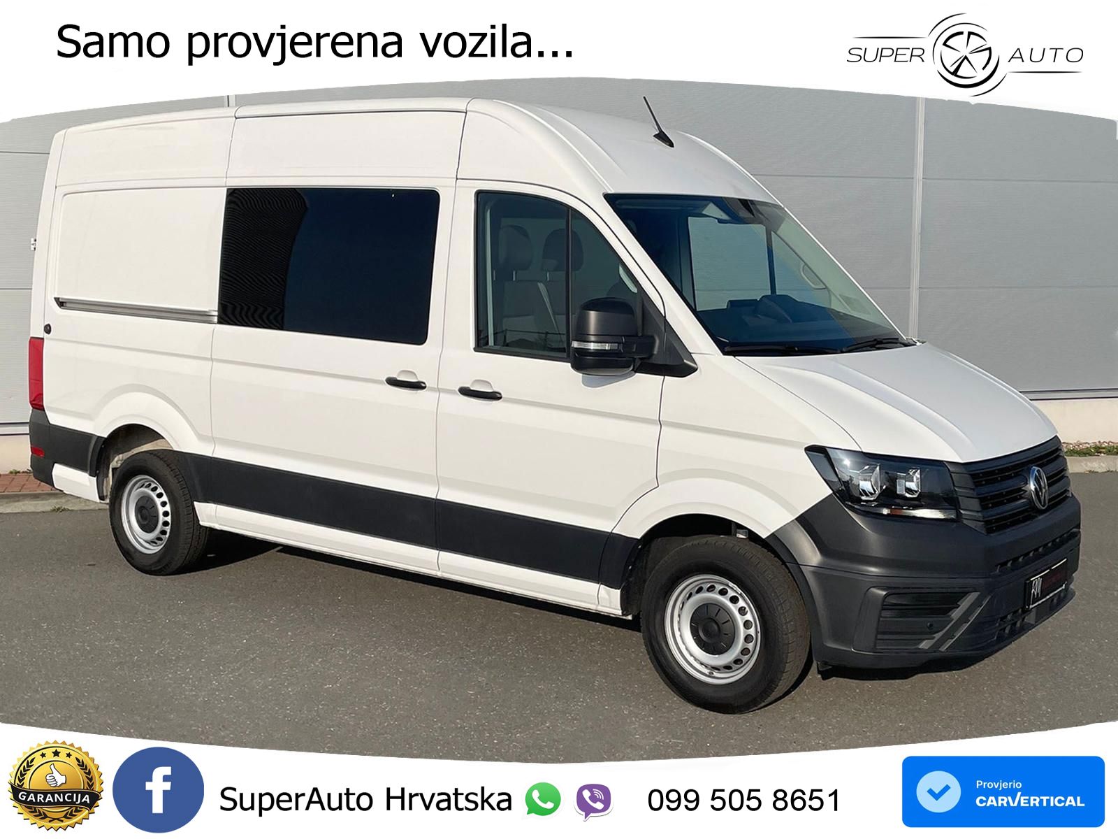 Volkswagen Crafter MIXTO 35 L3H3 NAV AHK oh.Schäden 5J.Gar 177 KS