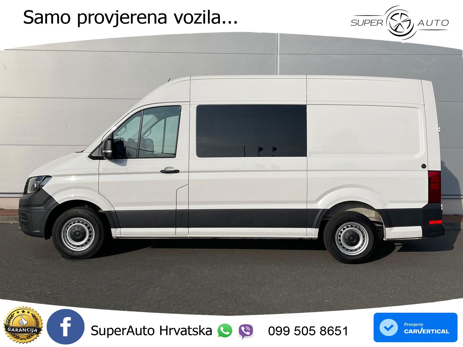 Volkswagen Crafter MIXTO 35 L3H3 NAV AHK oh.Schäden 5J.Gar 177 KS
