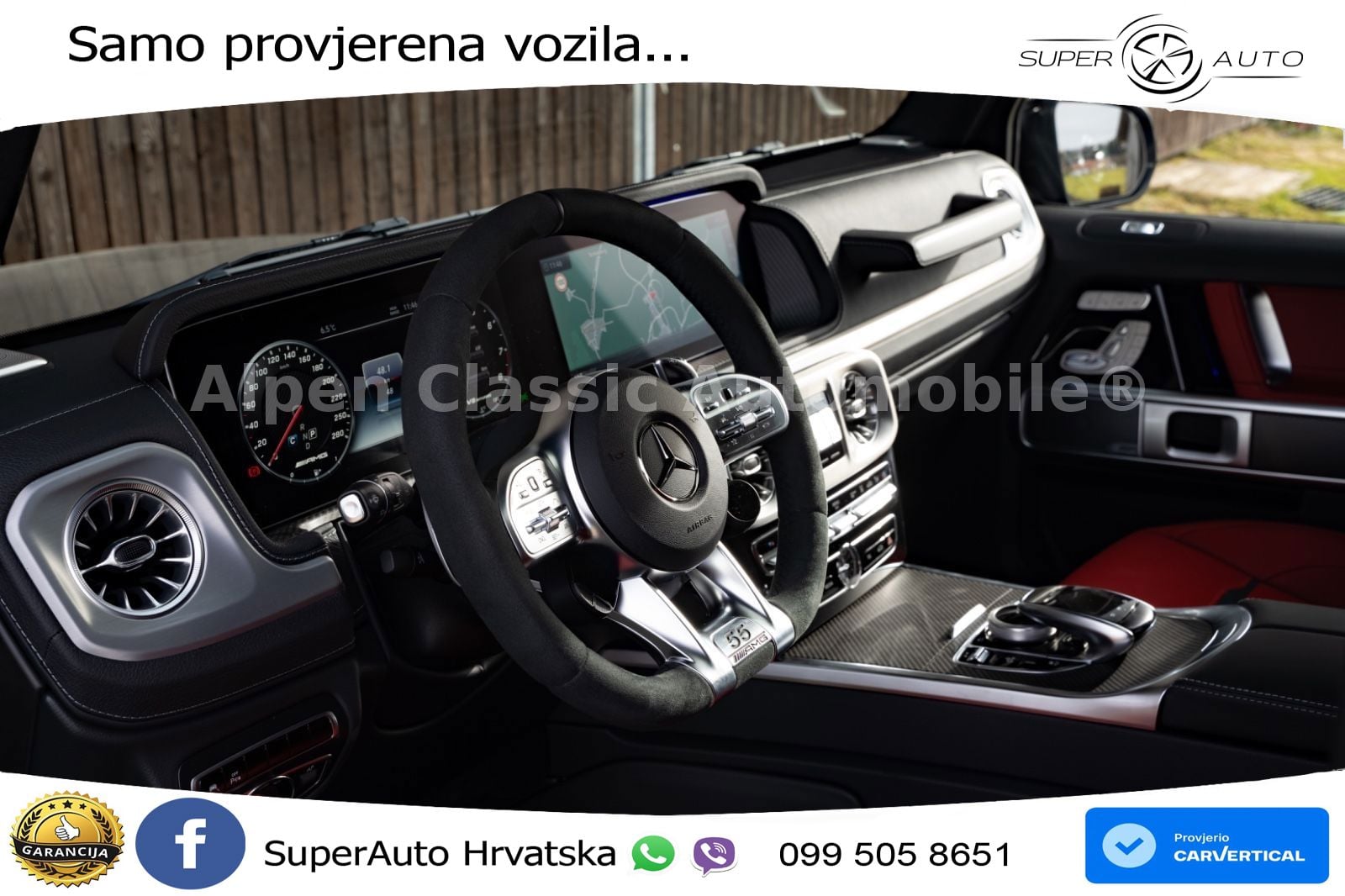 Mercedes AMG G 63 Long V8 (585 KS) 4MATIC 9G-TRONIC AMG SPEEDSHIFT PLUS