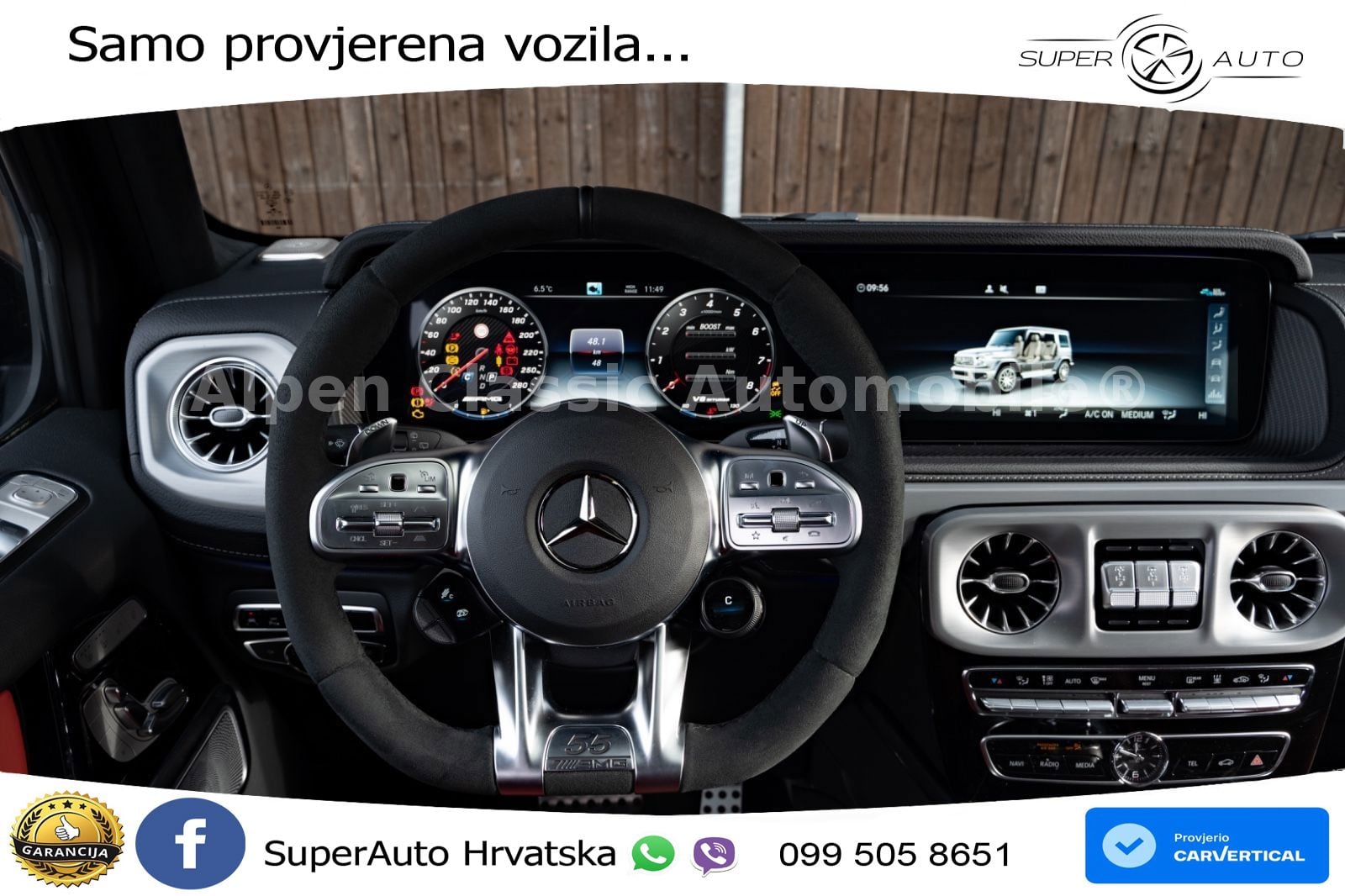 Mercedes AMG G 63 Long V8 (585 KS) 4MATIC 9G-TRONIC AMG SPEEDSHIFT PLUS
