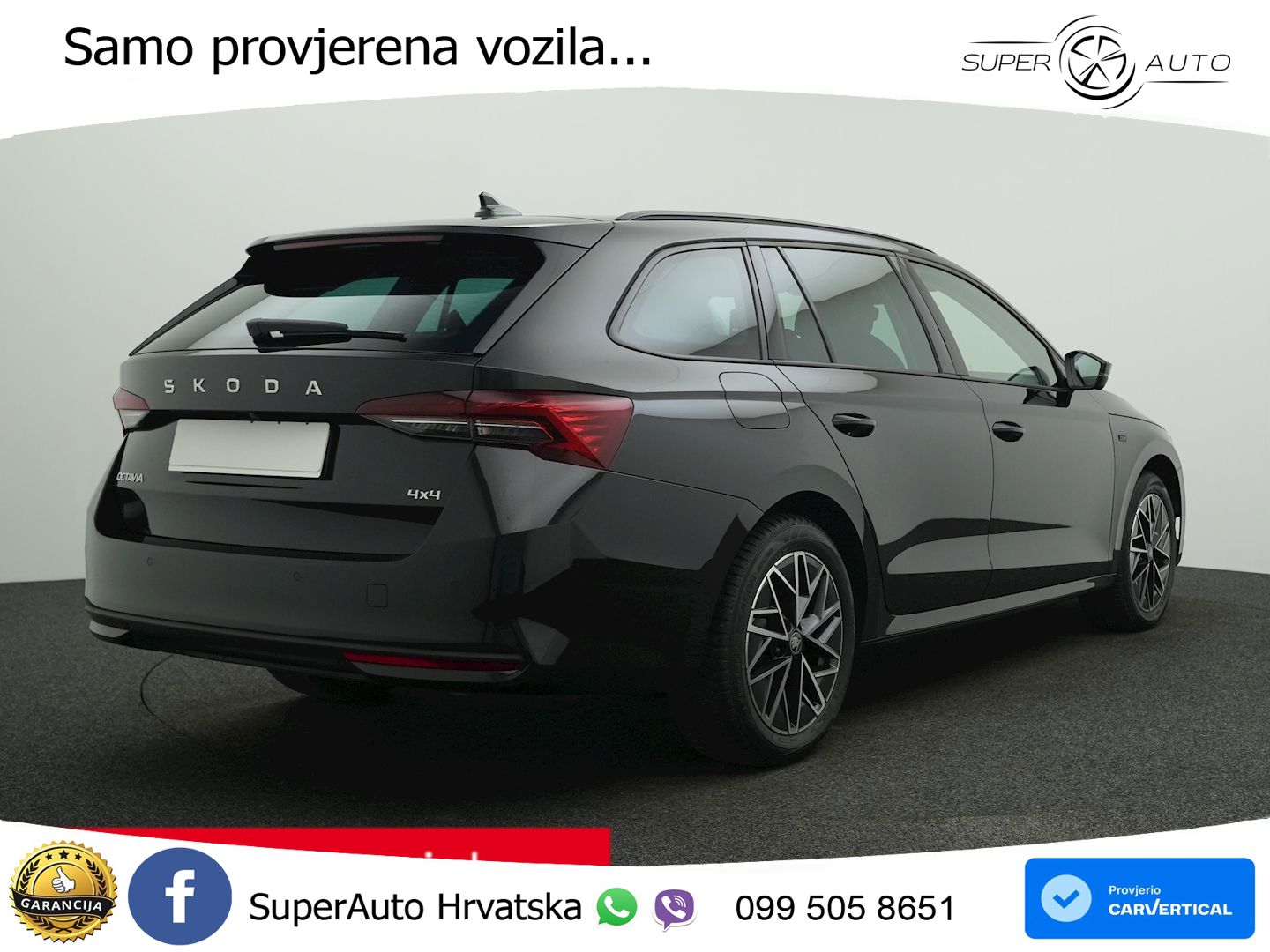 Škoda Octavia Combi 2.0 TSI (204 KS) 4x4 DSG Selection ACC+GR SJED+360+PANO