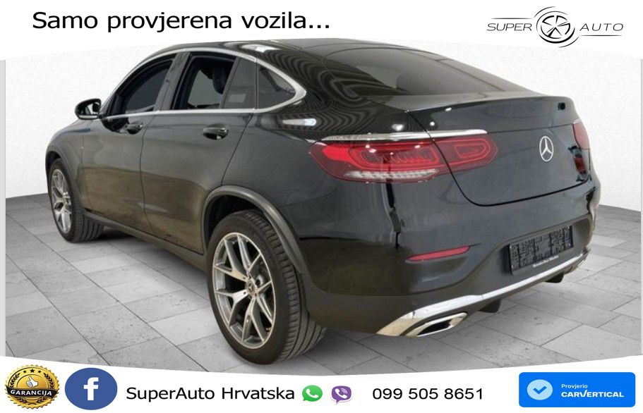 Mercedes GLC Coupe 220d (194 KS) 4MATIC G-TRONIC AMG ACC+GR SJED+360+PANO