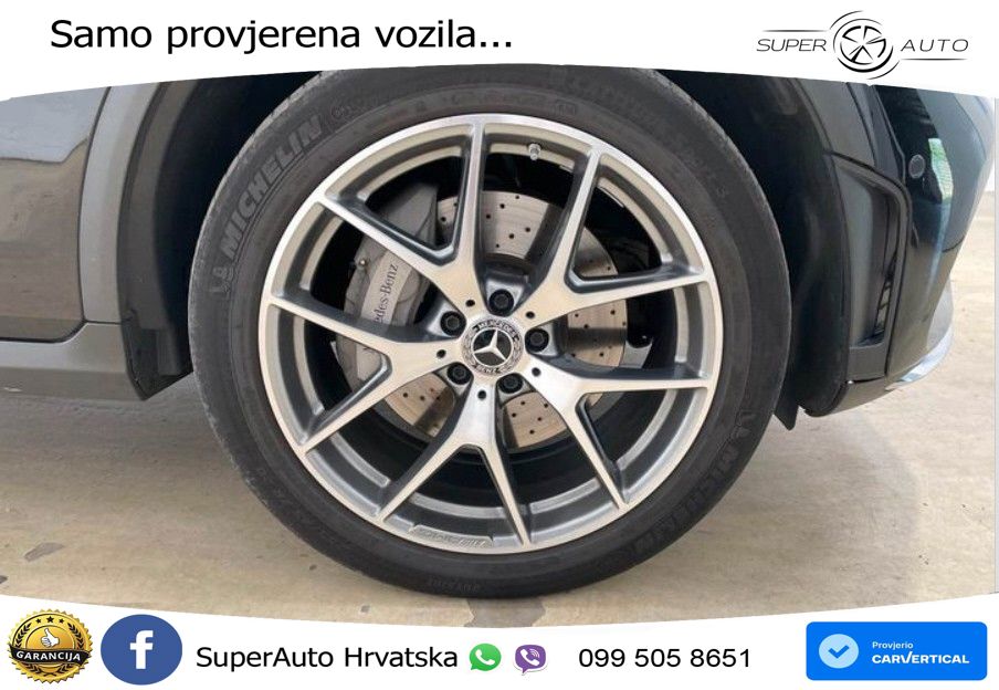 Mercedes GLC Coupe 220d (194 KS) 4MATIC G-TRONIC AMG ACC+GR SJED+360+PANO
