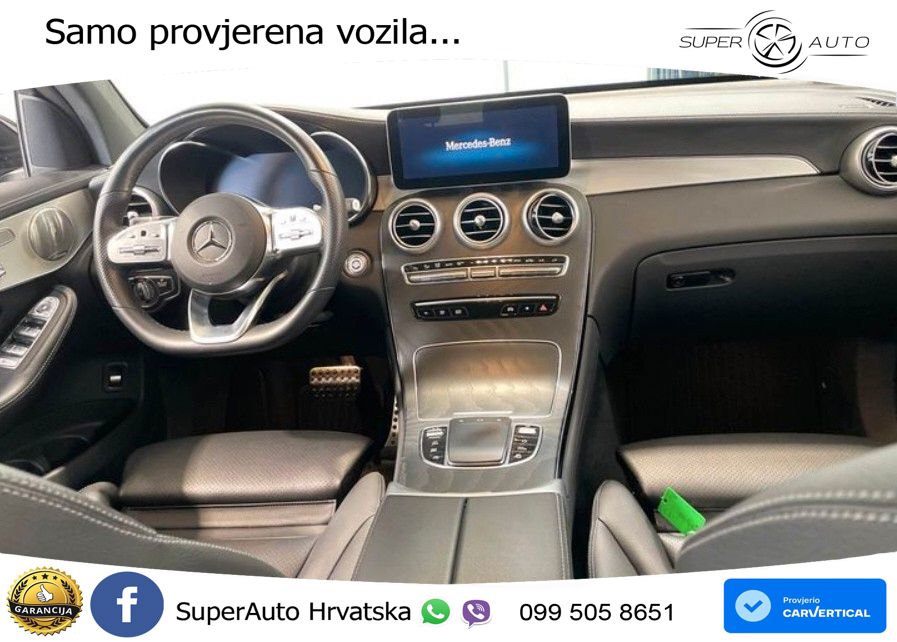 Mercedes GLC Coupe 220d (194 KS) 4MATIC G-TRONIC AMG ACC+GR SJED+360+PANO
