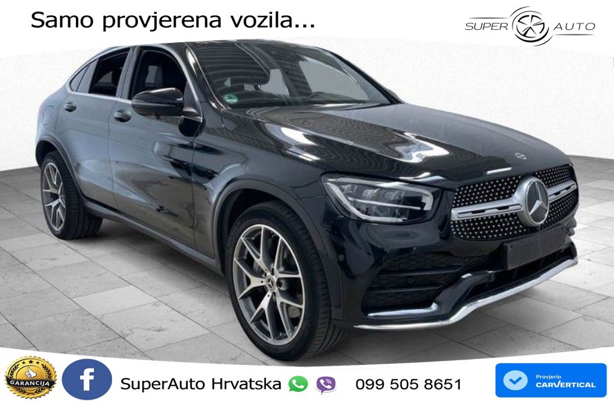 Mercedes GLC Coupe 220d (194 KS) 4MATIC G-TRONIC AMG ACC+GR SJED+360+PANO