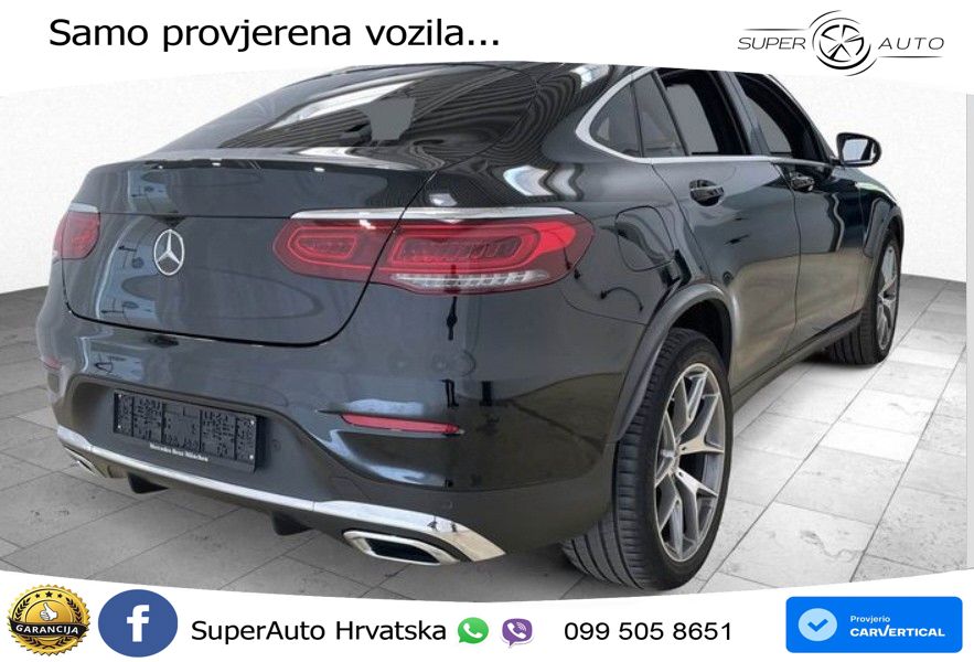 Mercedes GLC Coupe 220d (194 KS) 4MATIC G-TRONIC AMG ACC+GR SJED+360+PANO