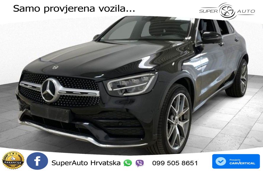 Mercedes GLC Coupe 220d (194 KS) 4MATIC G-TRONIC AMG ACC+GR SJED+360+PANO