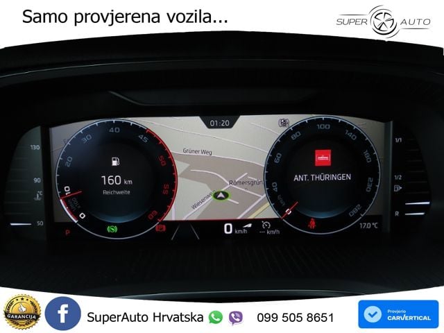 Škoda Octavia Combi RS 2.0 TDI (200 KS) 4x4 DSG LED+GR SJED+ACC