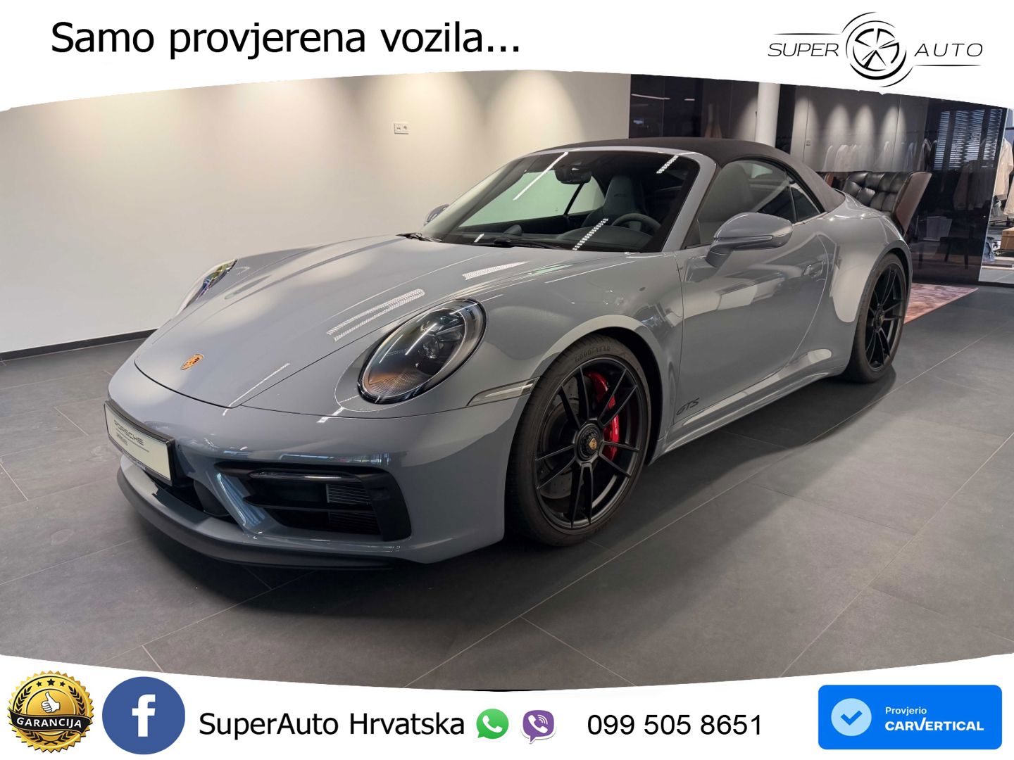 Porsche 911 Carrera GTS Cabriolet 3.0 (480 KS) PDK MATRIX+GR SJED+KAM