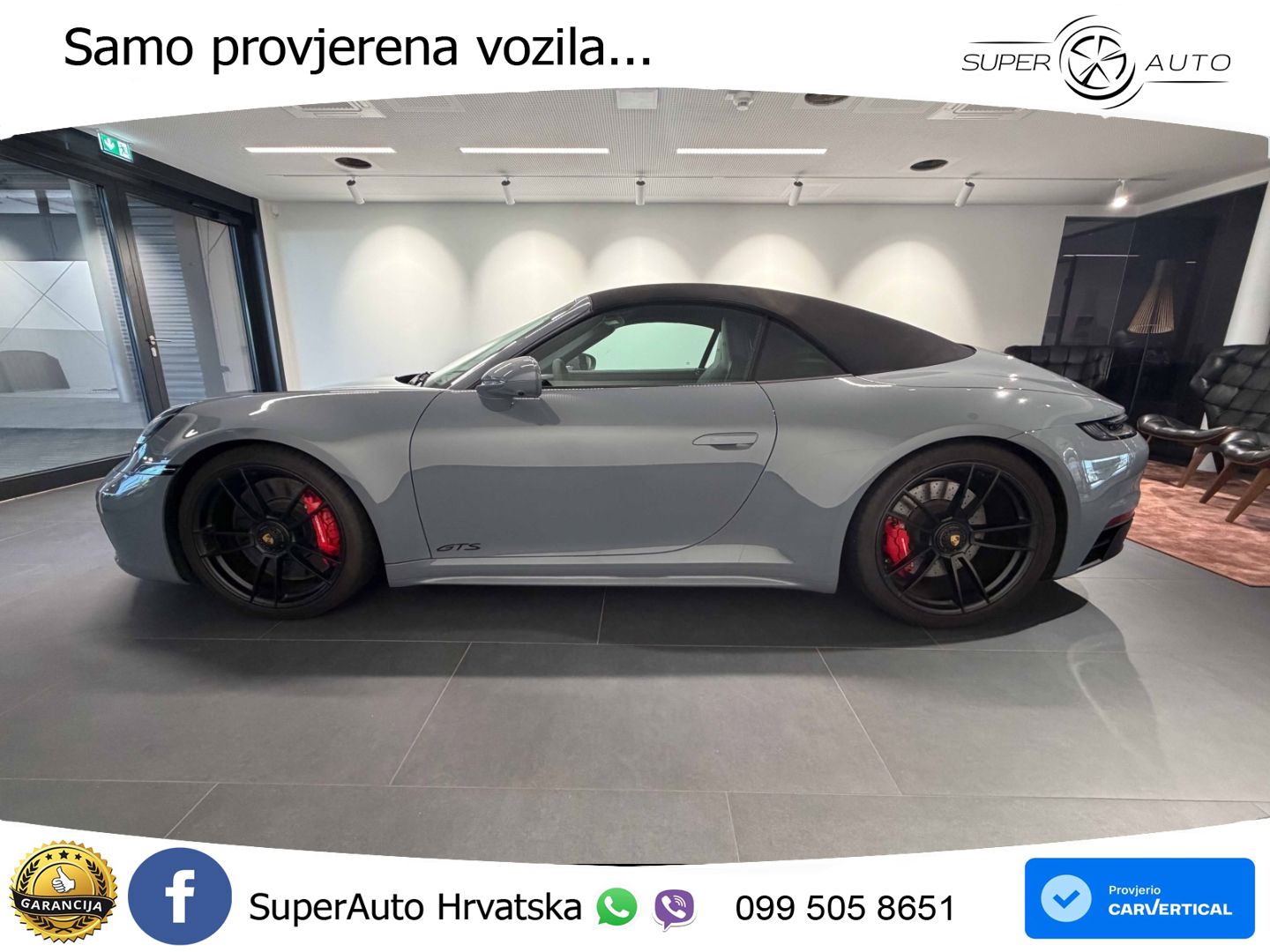 Porsche 911 Carrera GTS Cabriolet 3.0 (480 KS) PDK MATRIX+GR SJED+KAM