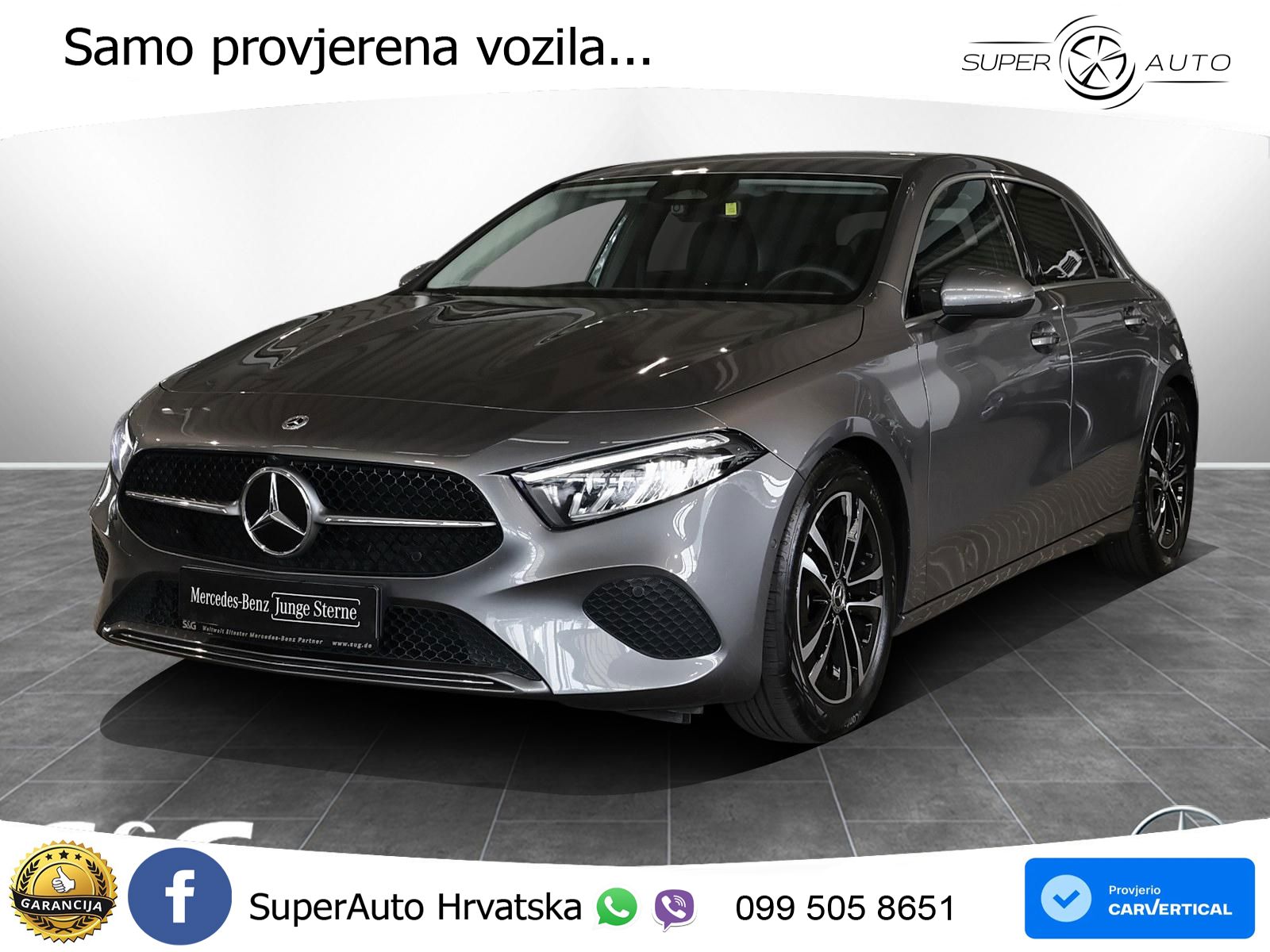 Mercedes-Benz A 180d 8G-DCT LED+GR SJED+ACC