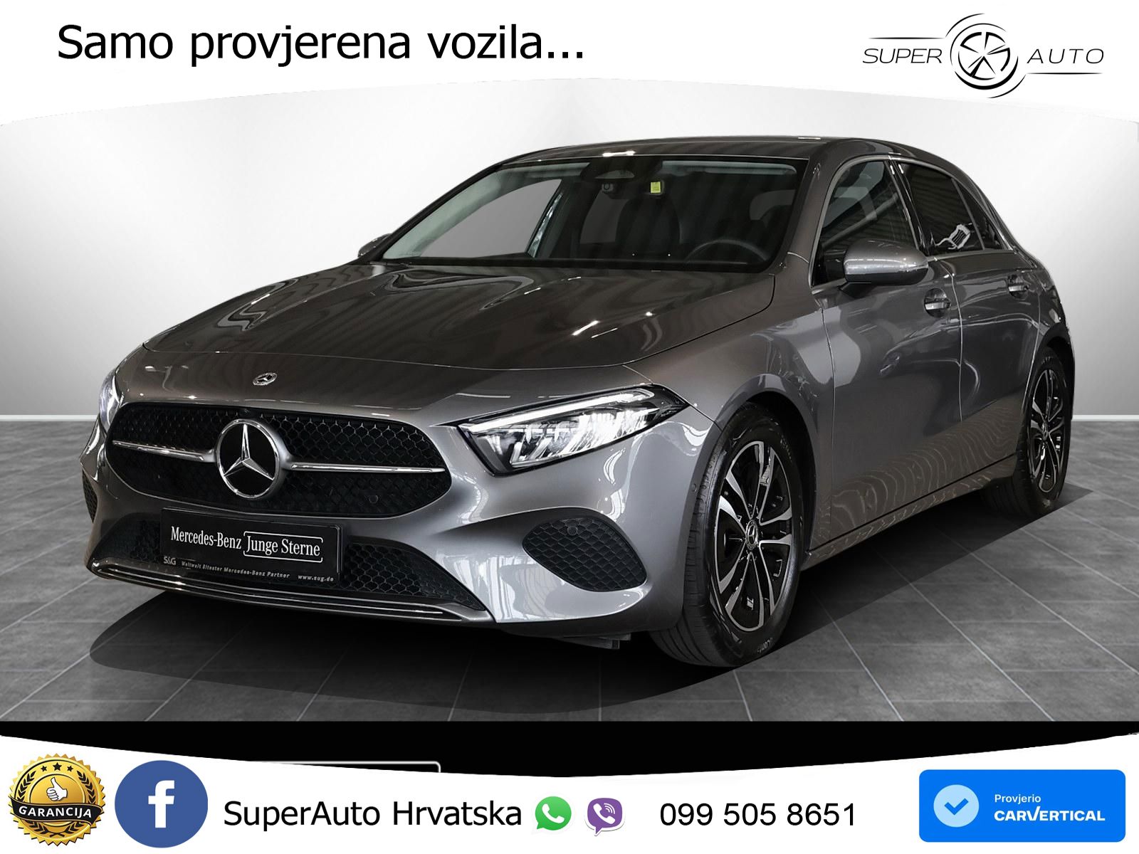 Mercedes-Benz A 180d 8G-DCT LED+GR SJED+ACC