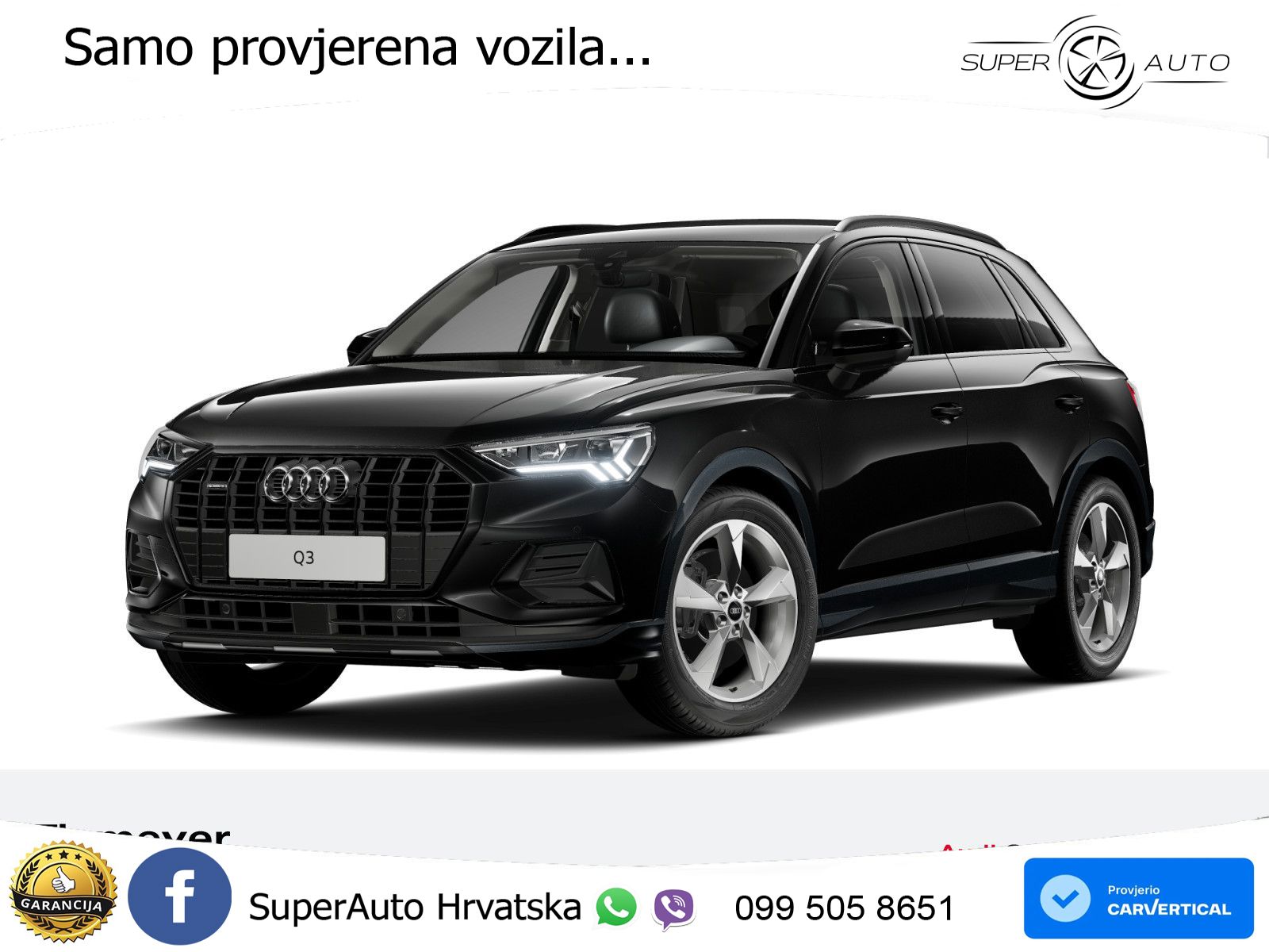 Audi Q3 40 TDI (193 KS) quattro S tronic LED+GR SJED+ACC