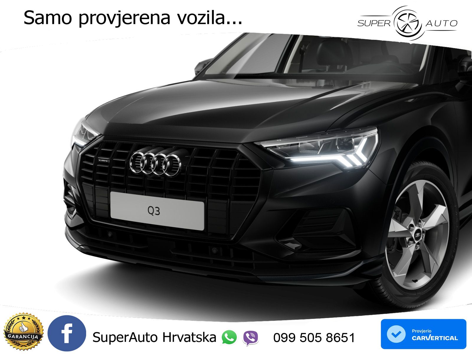 Audi Q3 40 TDI (193 KS) quattro S tronic LED+GR SJED+ACC